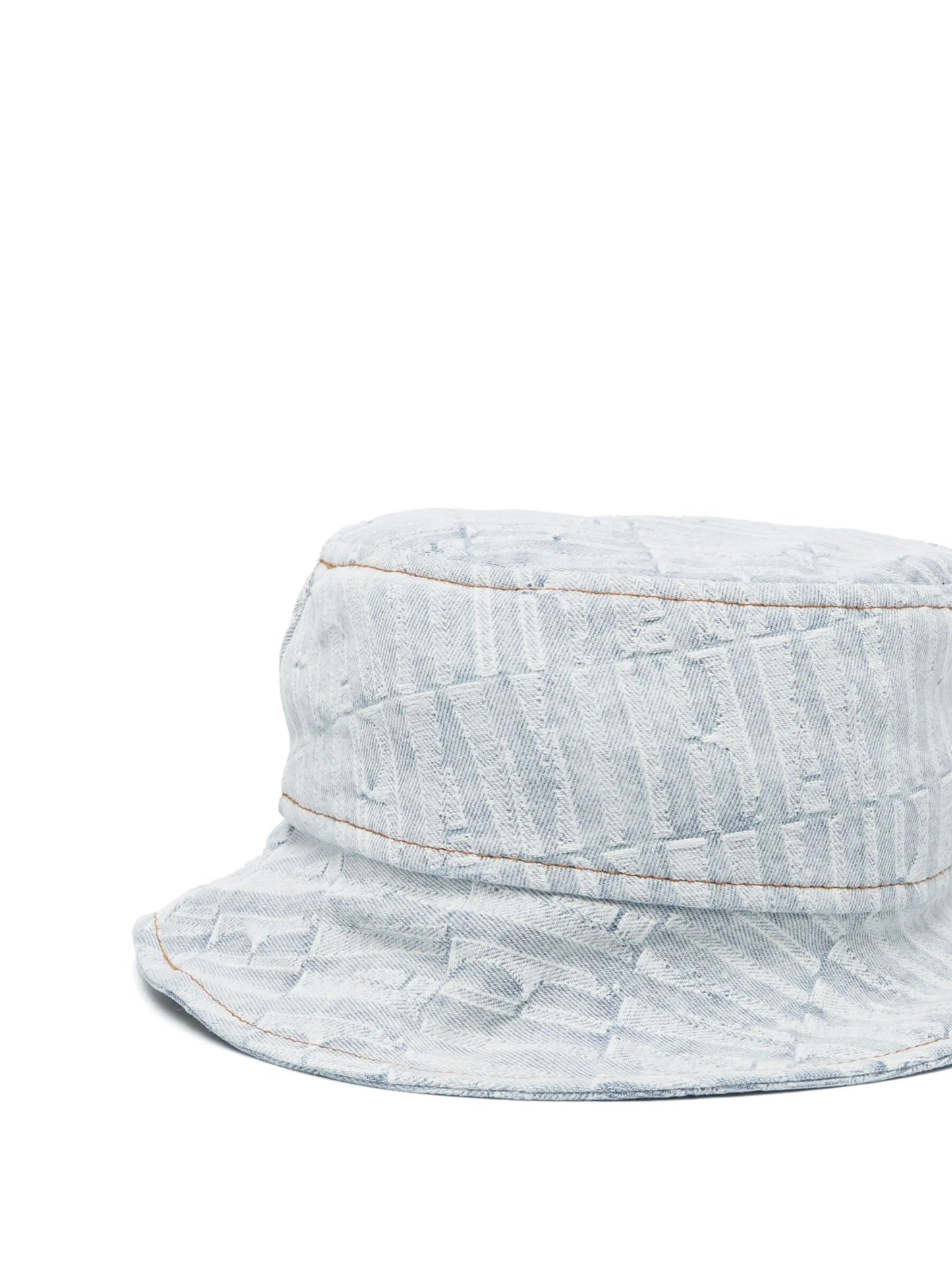 Repeat denim jacquard bucket hat