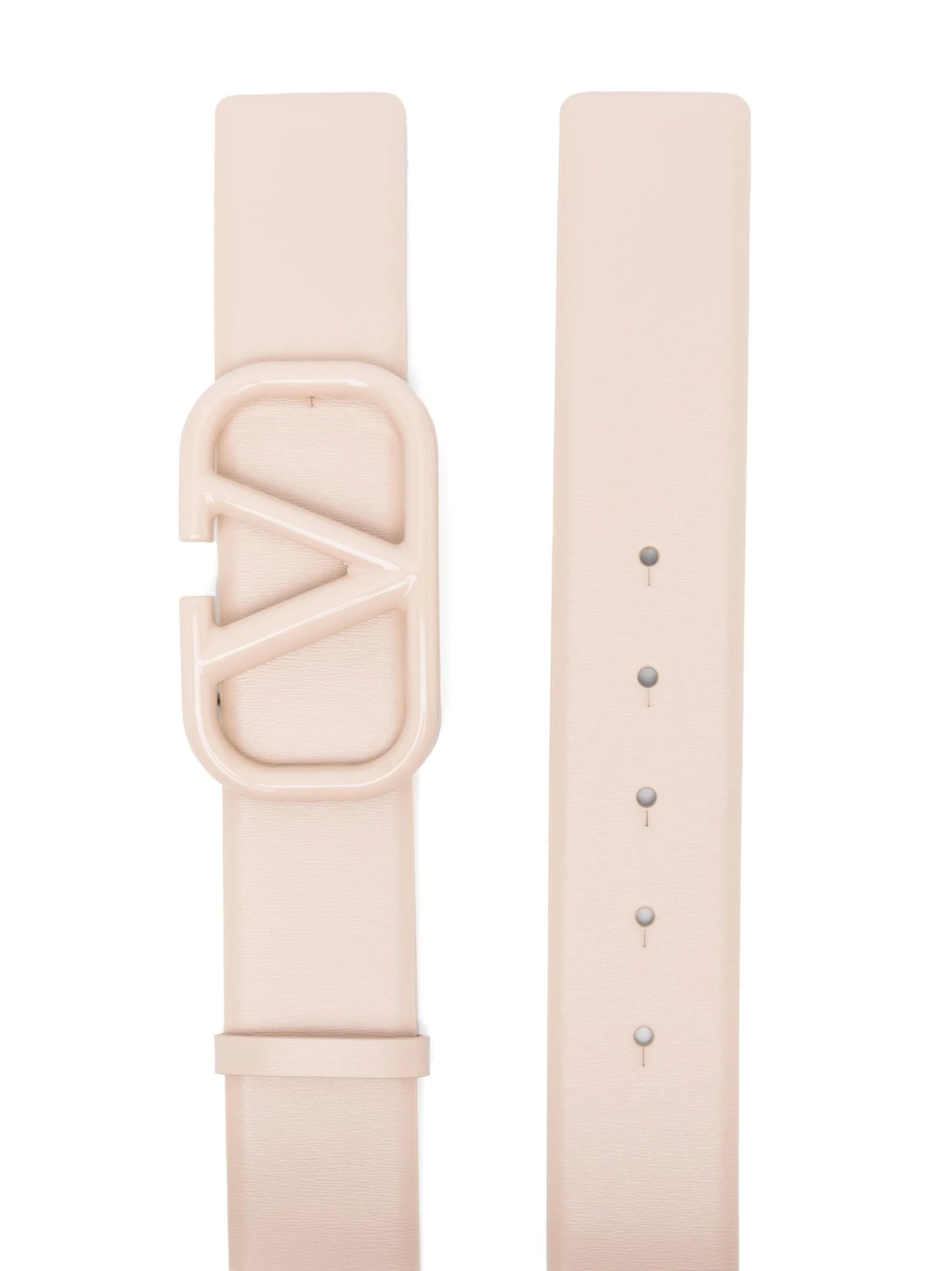 VLogo leather belt