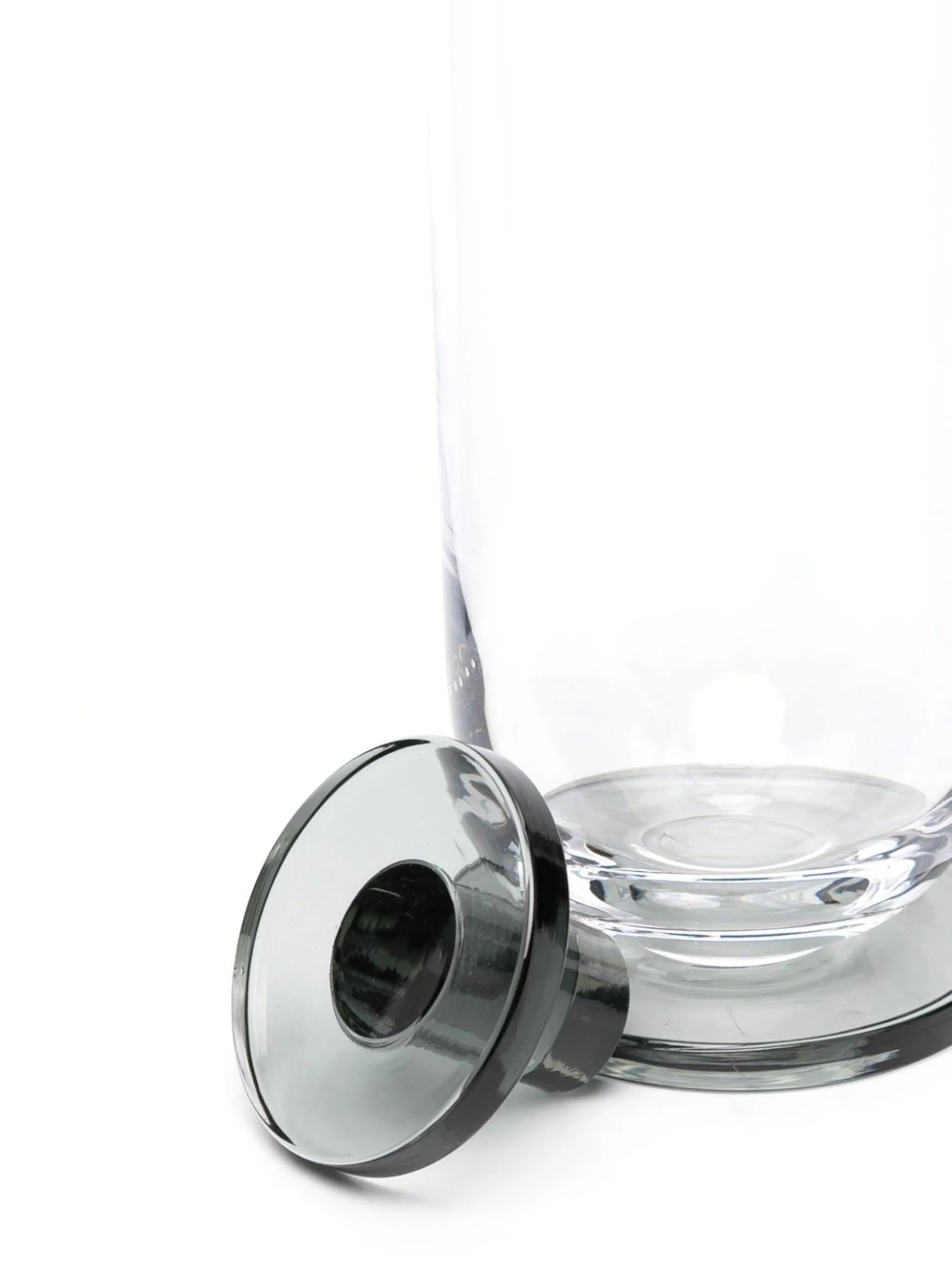 Puck glass decanter