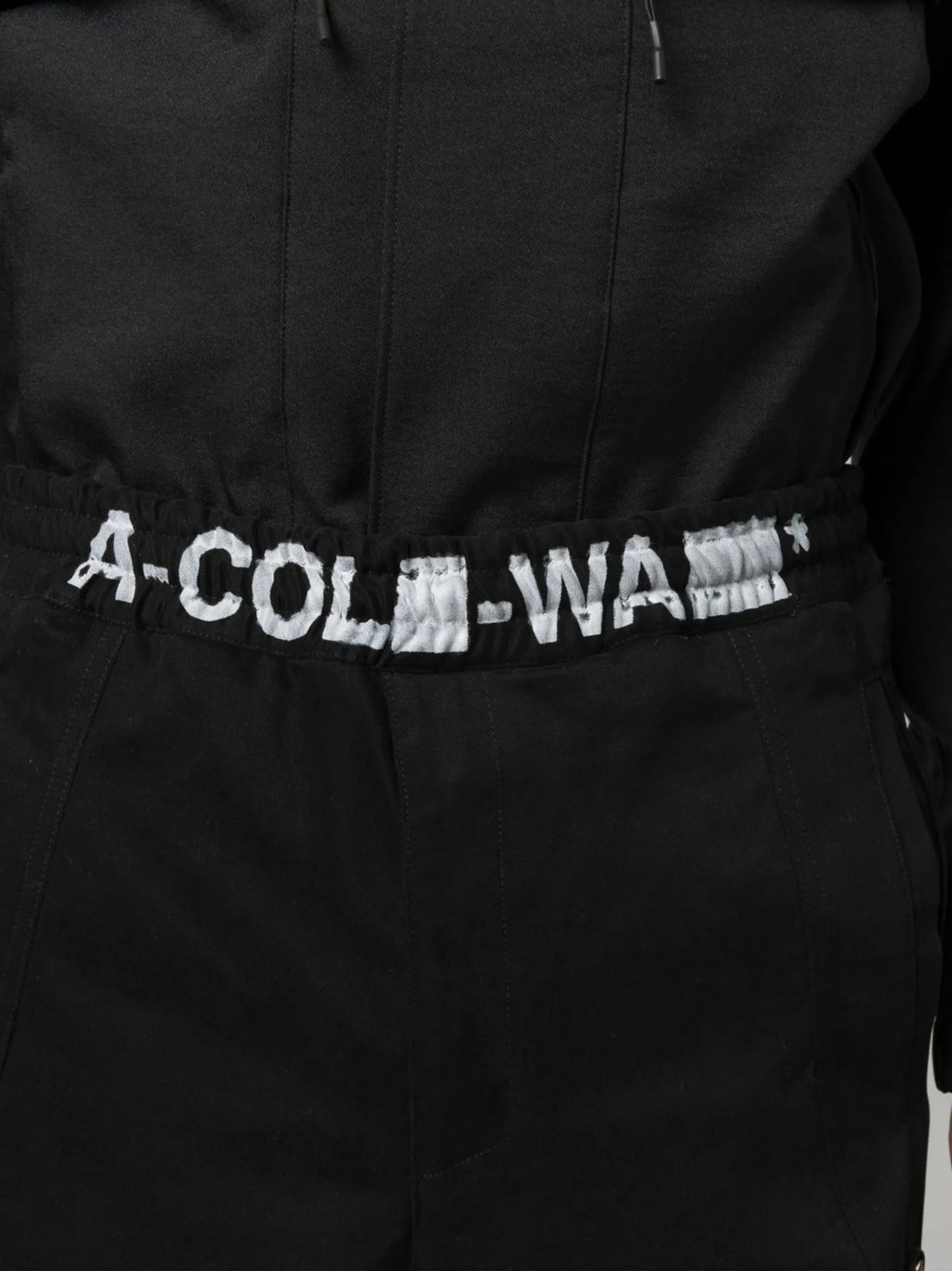 logo-waist drawstring trousers