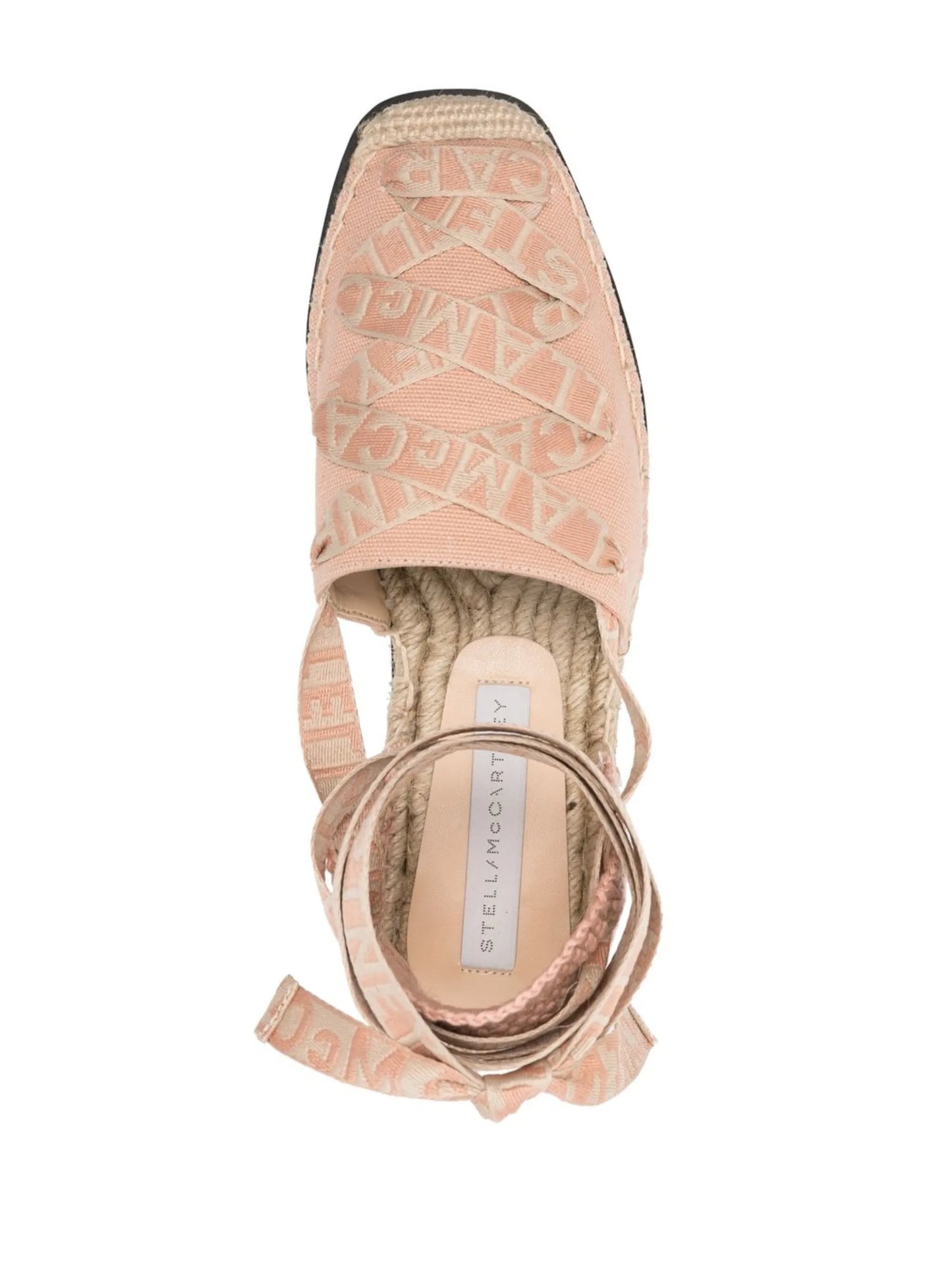85mm flatform logo-print espadrilles