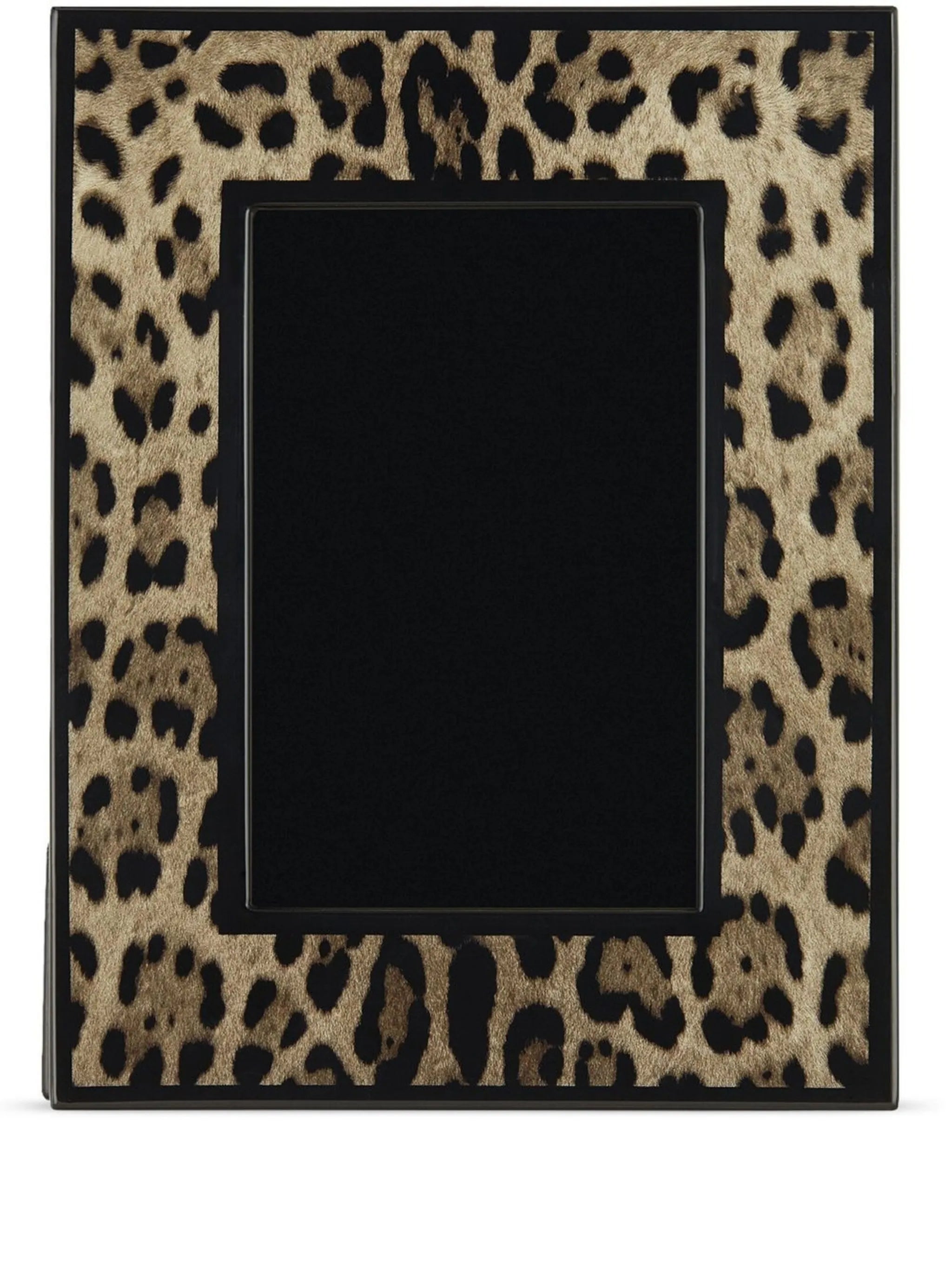 leopard-print photo frame