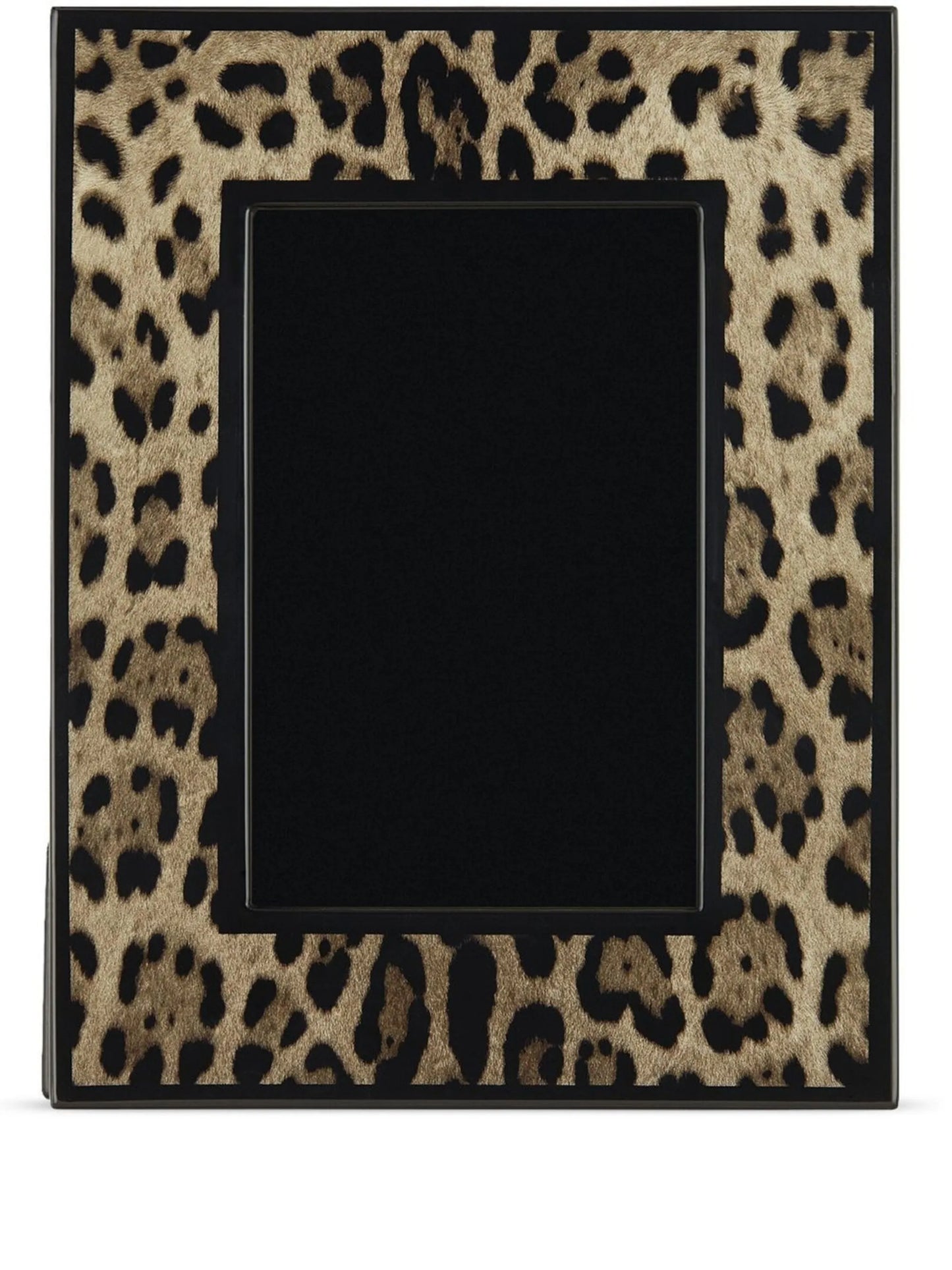 leopard-print photo frame