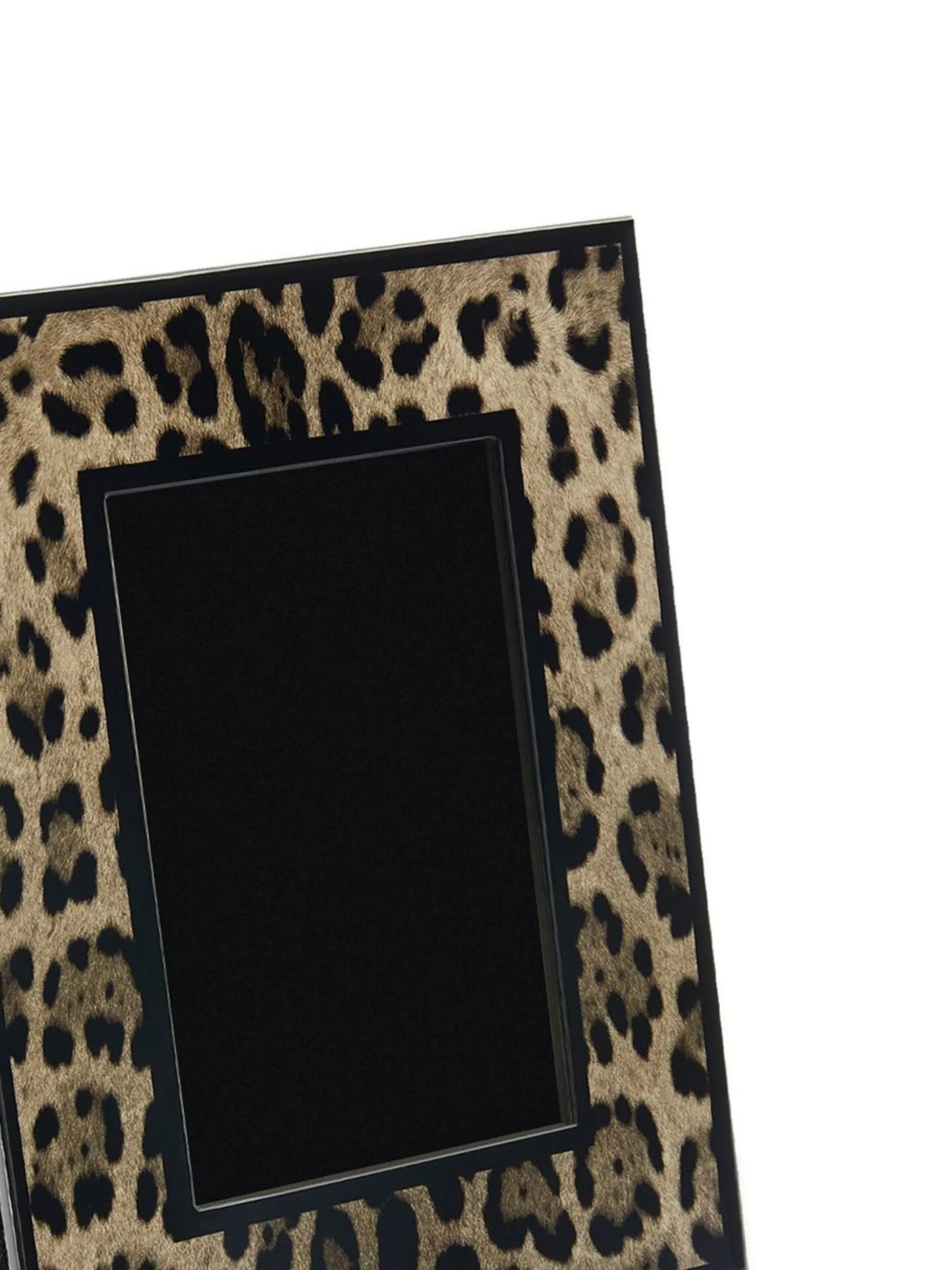 leopard-print photo frame