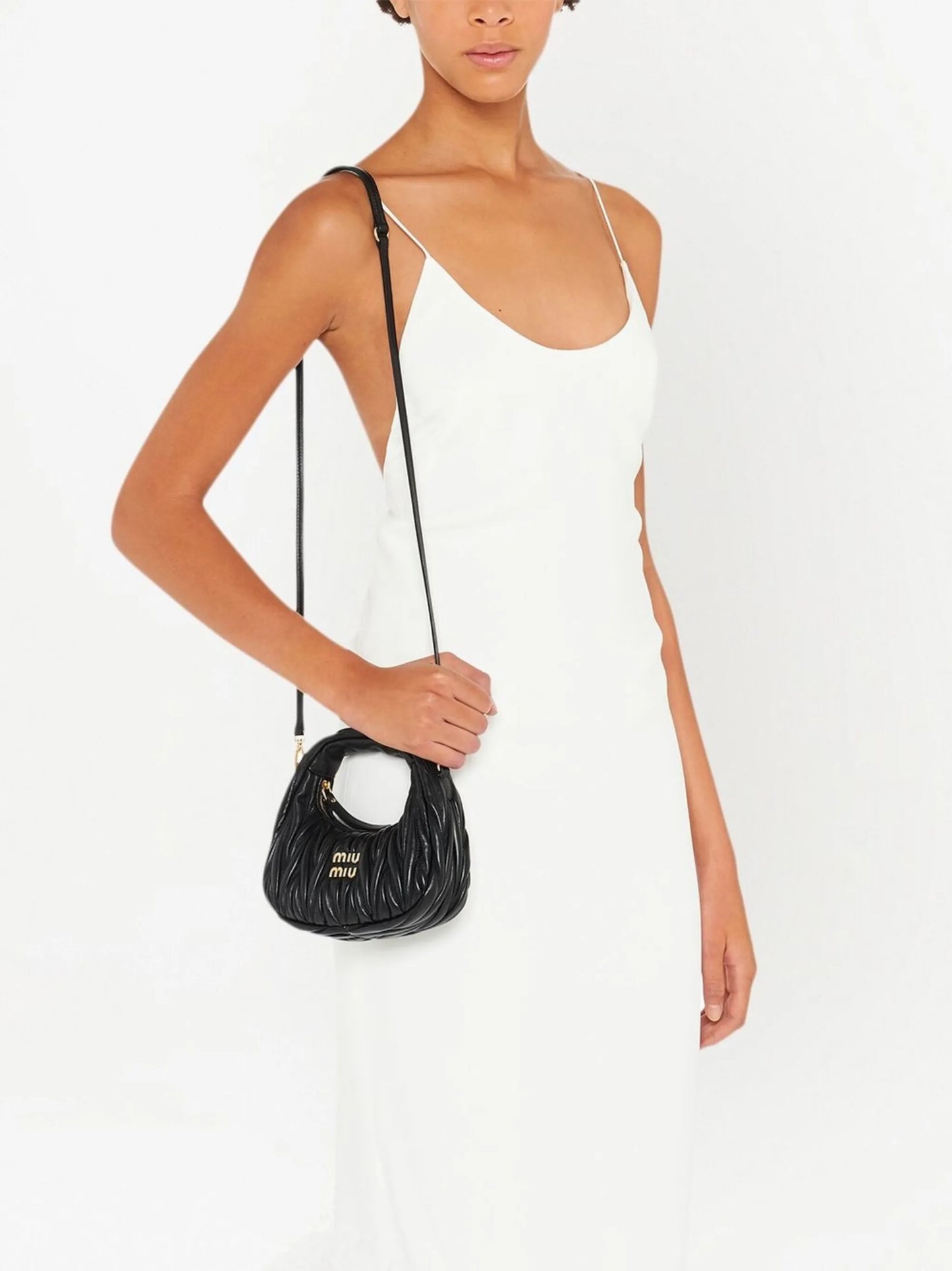 mini Wander matelassé shoulder bag