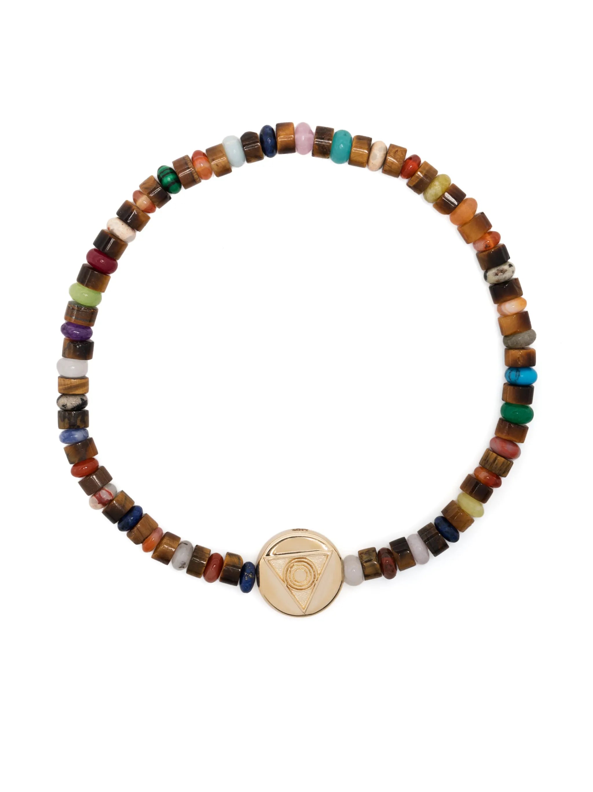 14kt yellow gold Light of the Majestic beaded bracelet