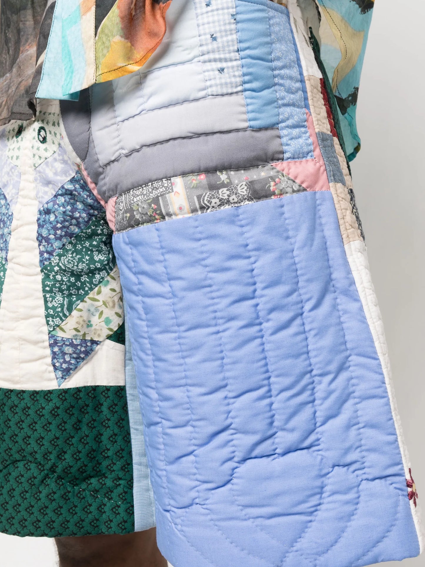 Upcycled Quilted Blanket shorts
