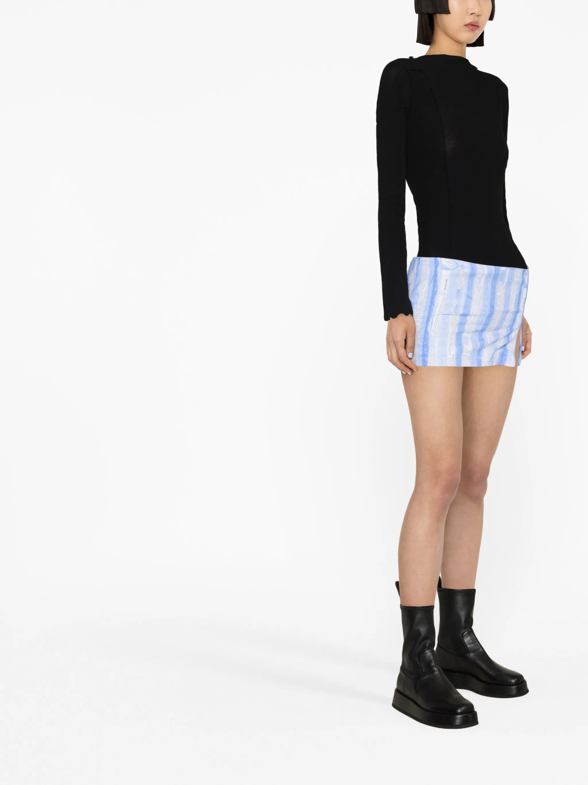 The Read front-slit miniskirt