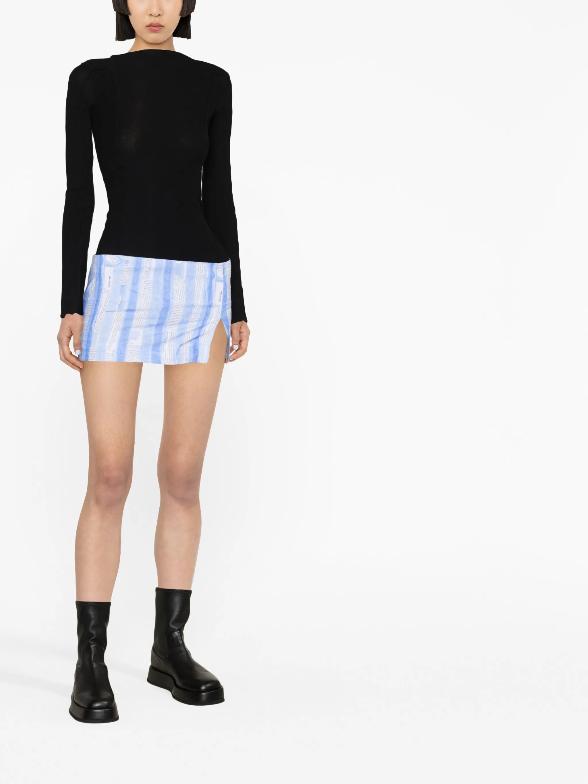 The Read front-slit miniskirt