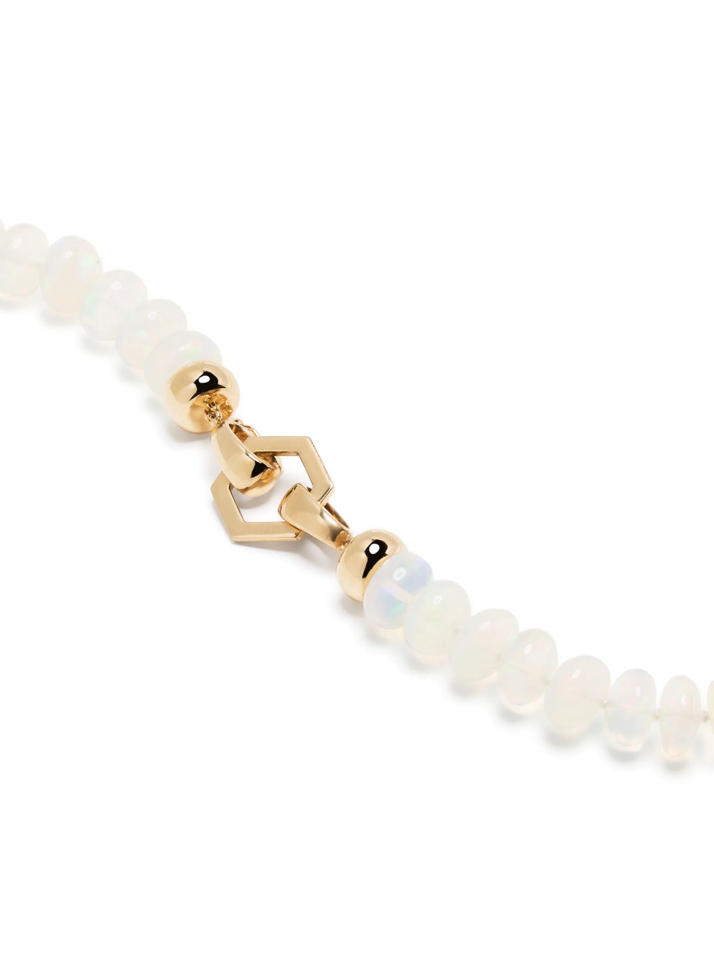 18kt yellow gold opal necklace