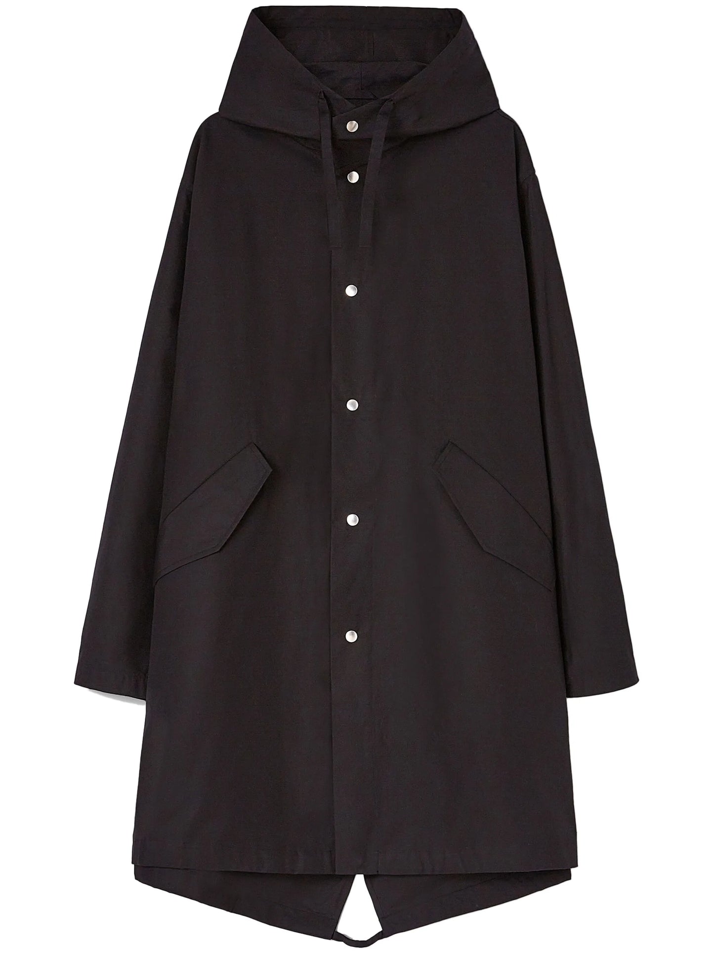 logo-print hooded parka