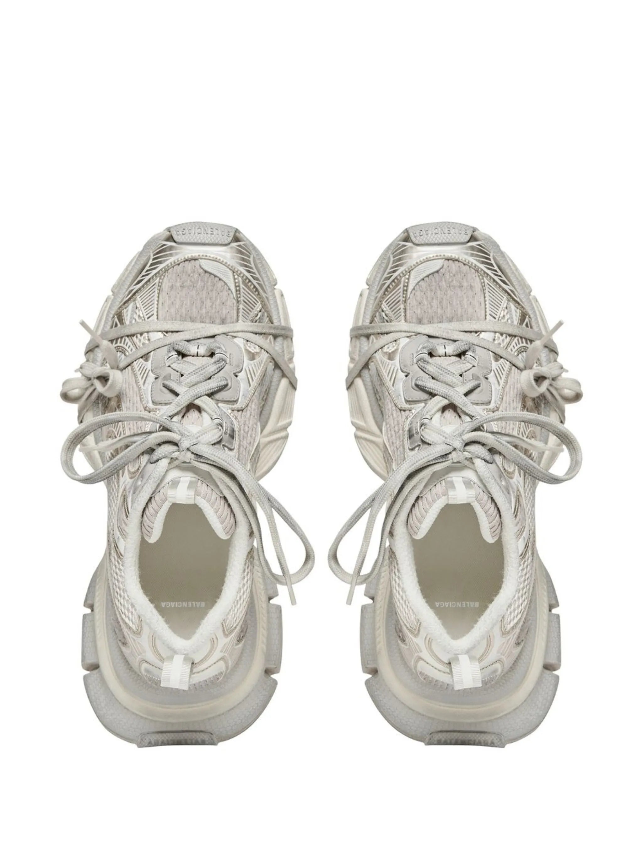 3XL mesh-panel sneakers