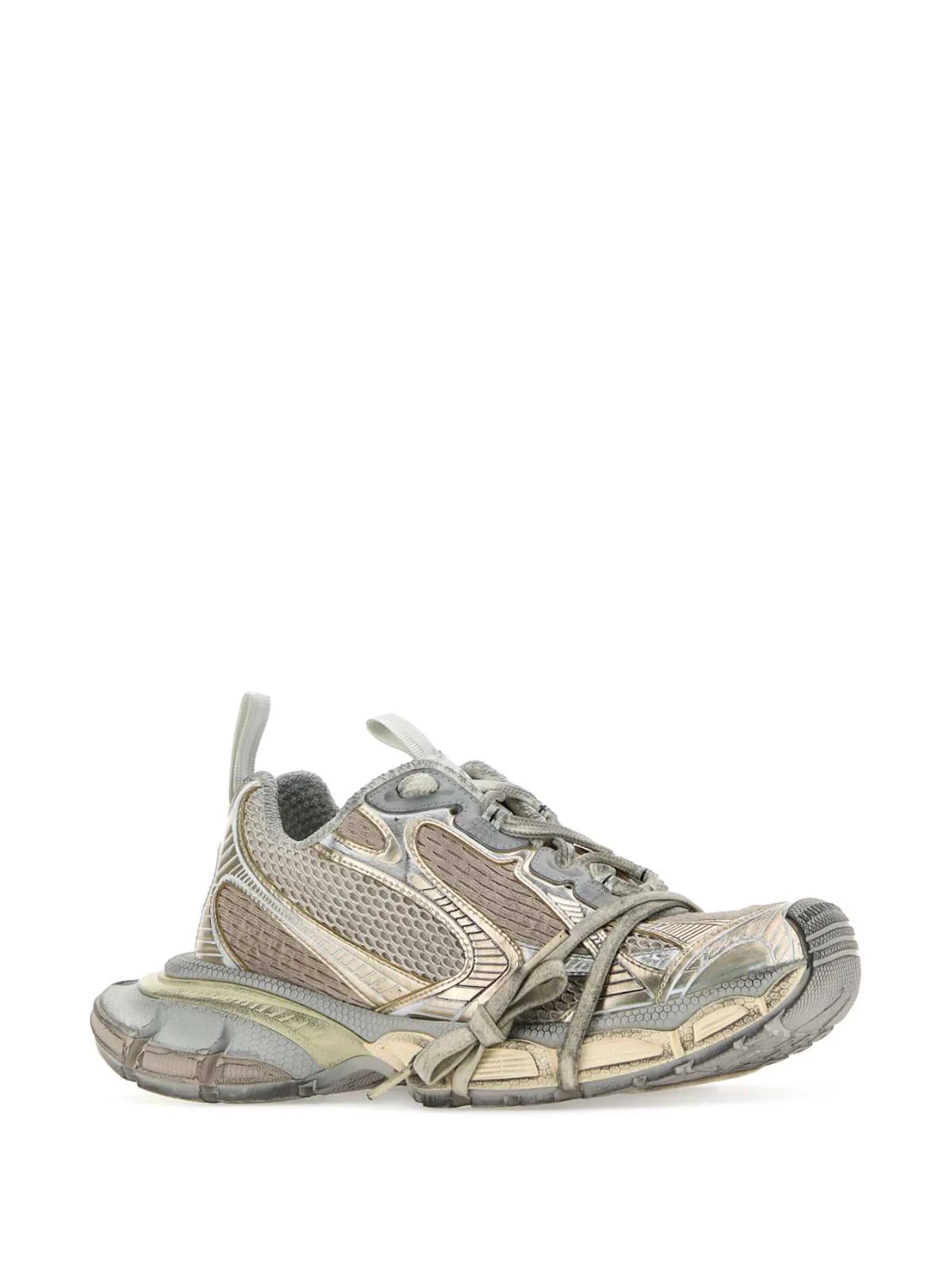 3XL mesh-panel sneakers
