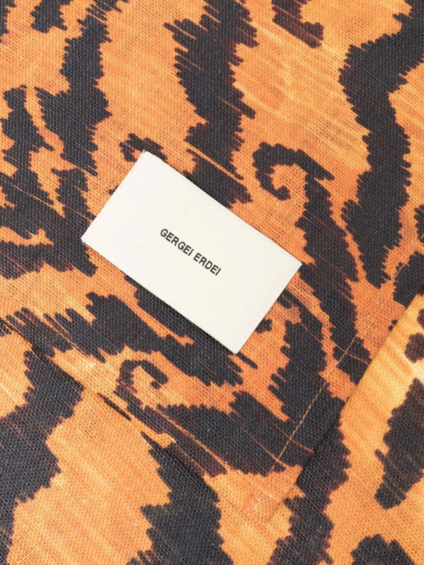 Tigre Oriente linen tablecloth