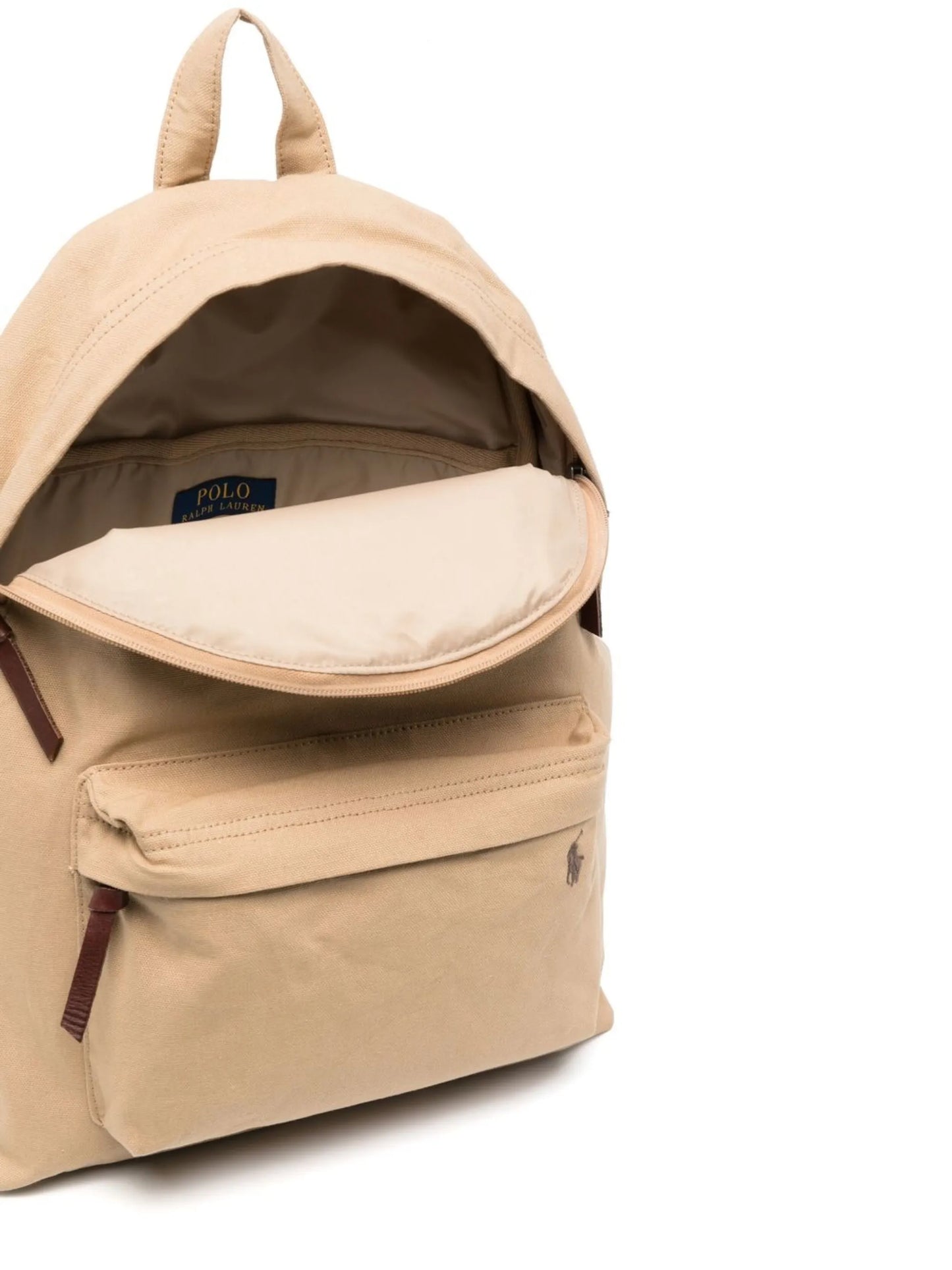 embroidered-logo backpack