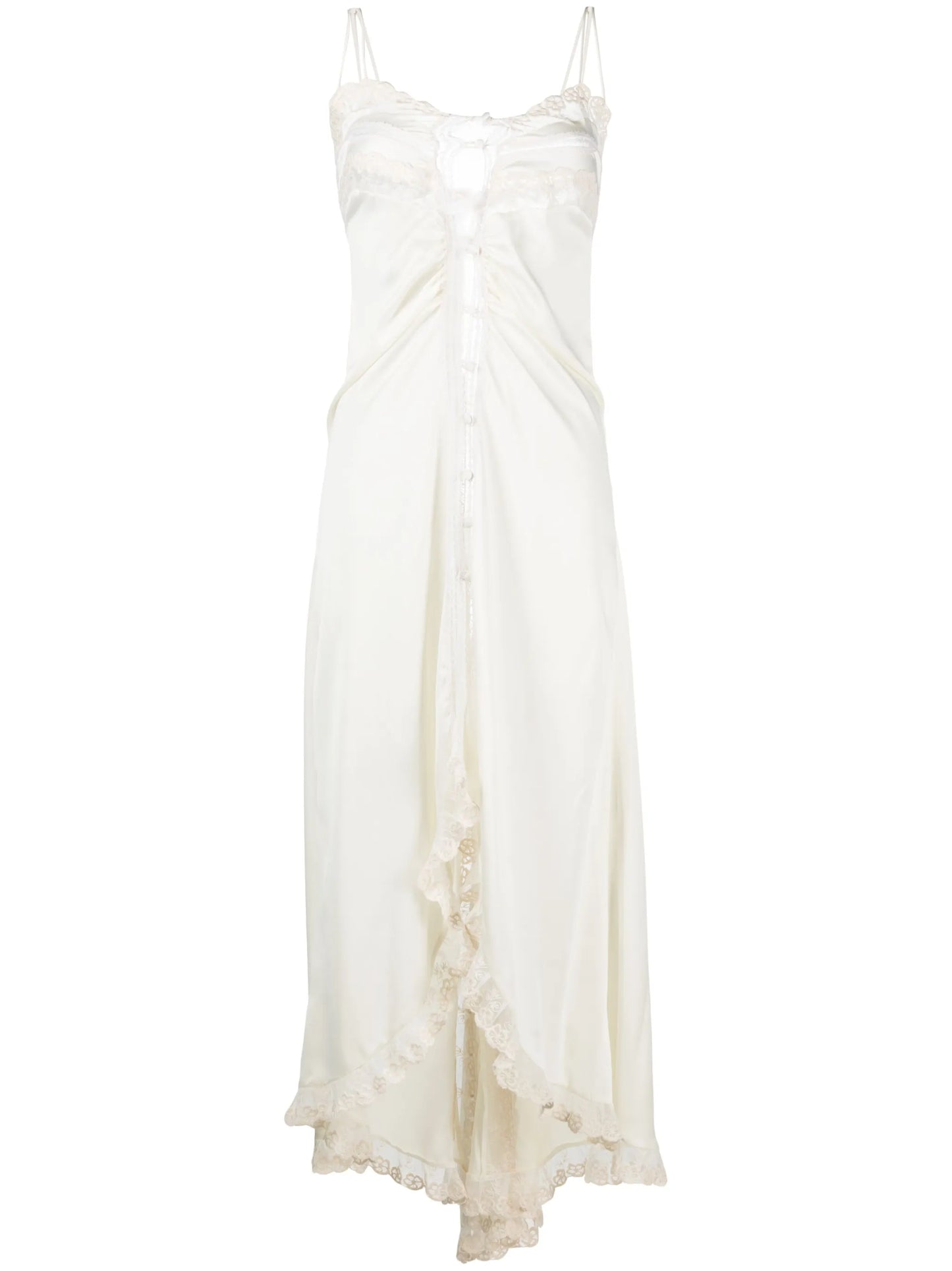 Paige lace-trimmed maxi dress