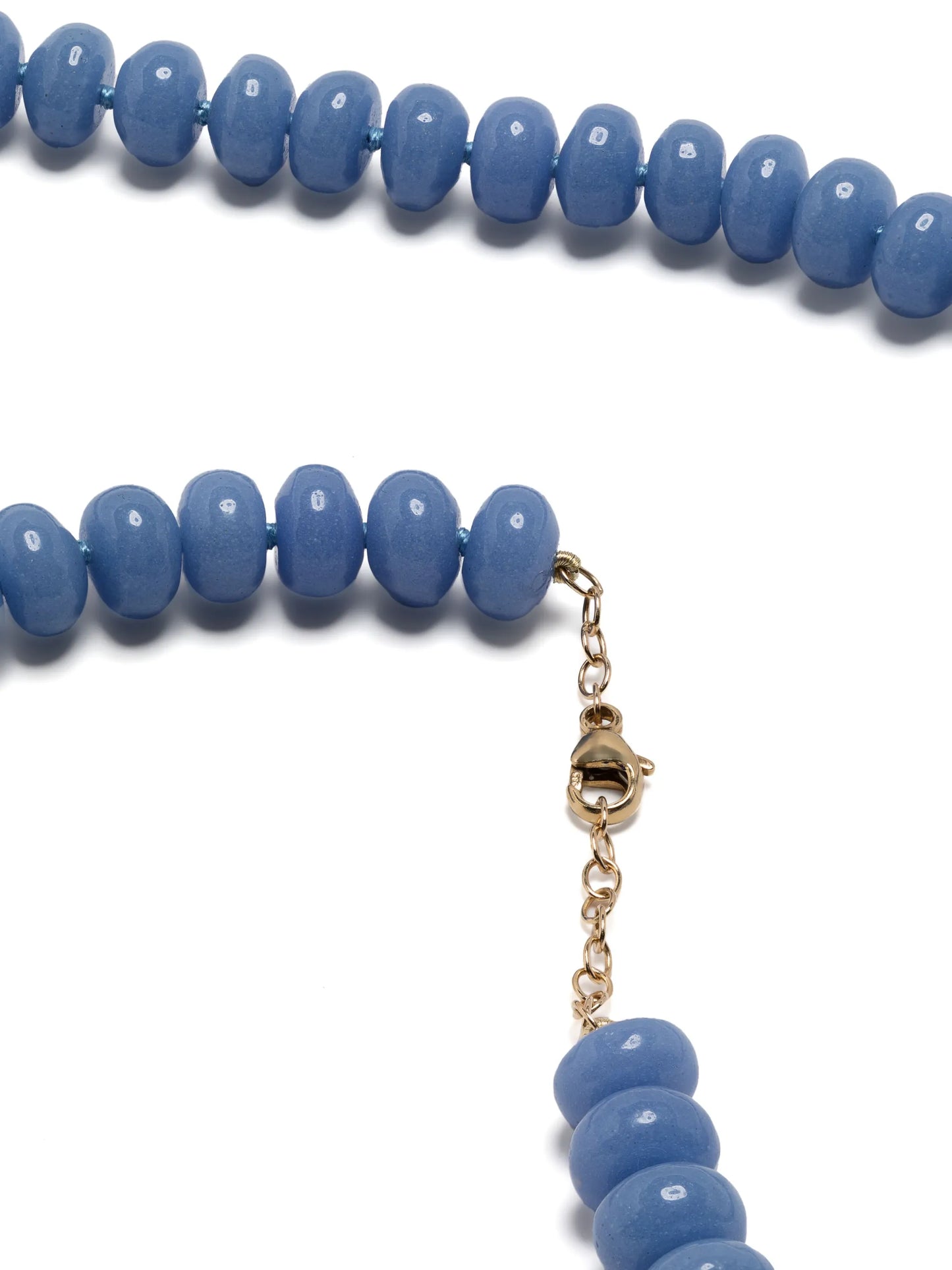 14kt yellow gold aragonite necklace