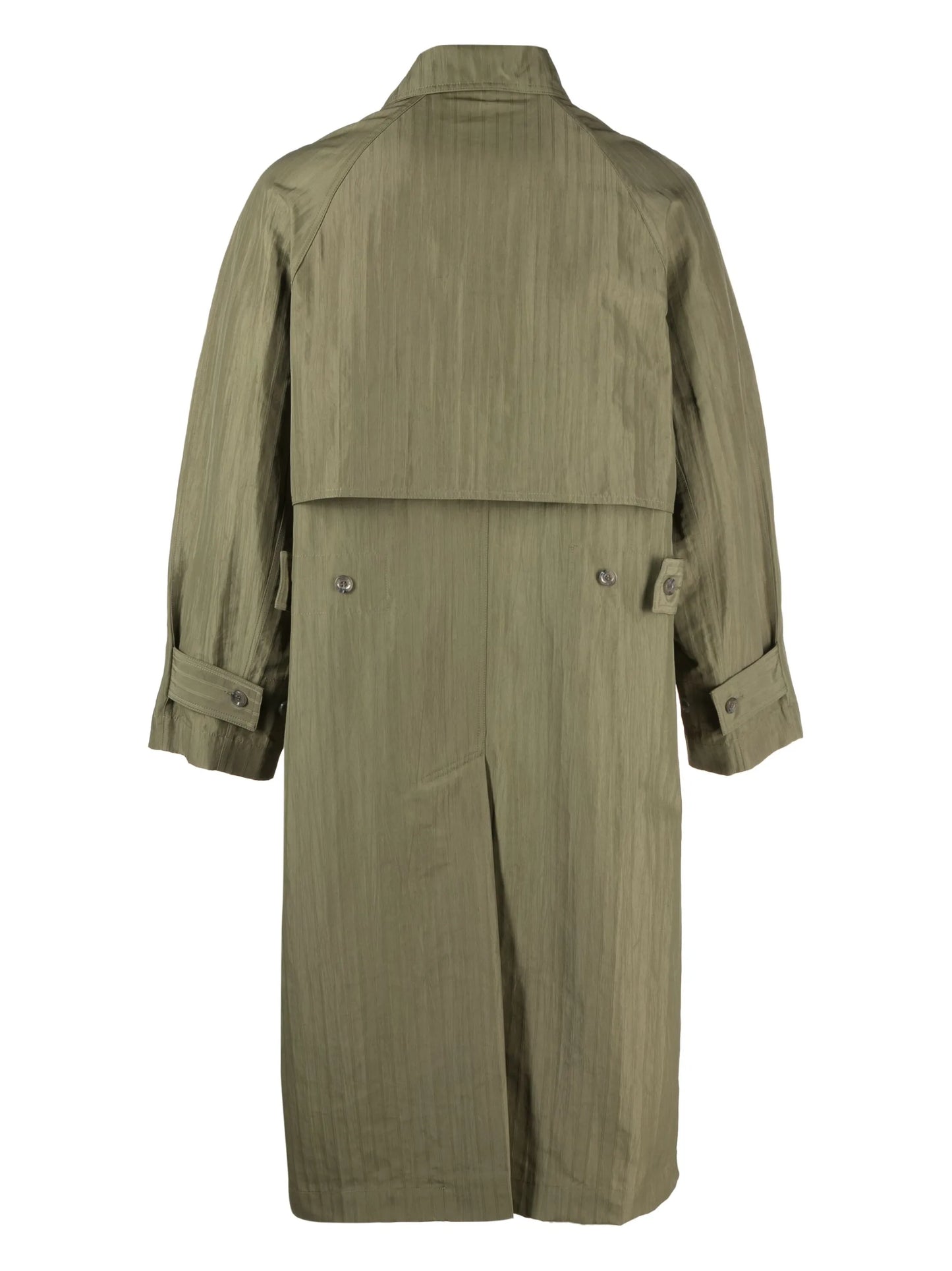 double-breasted trench coat