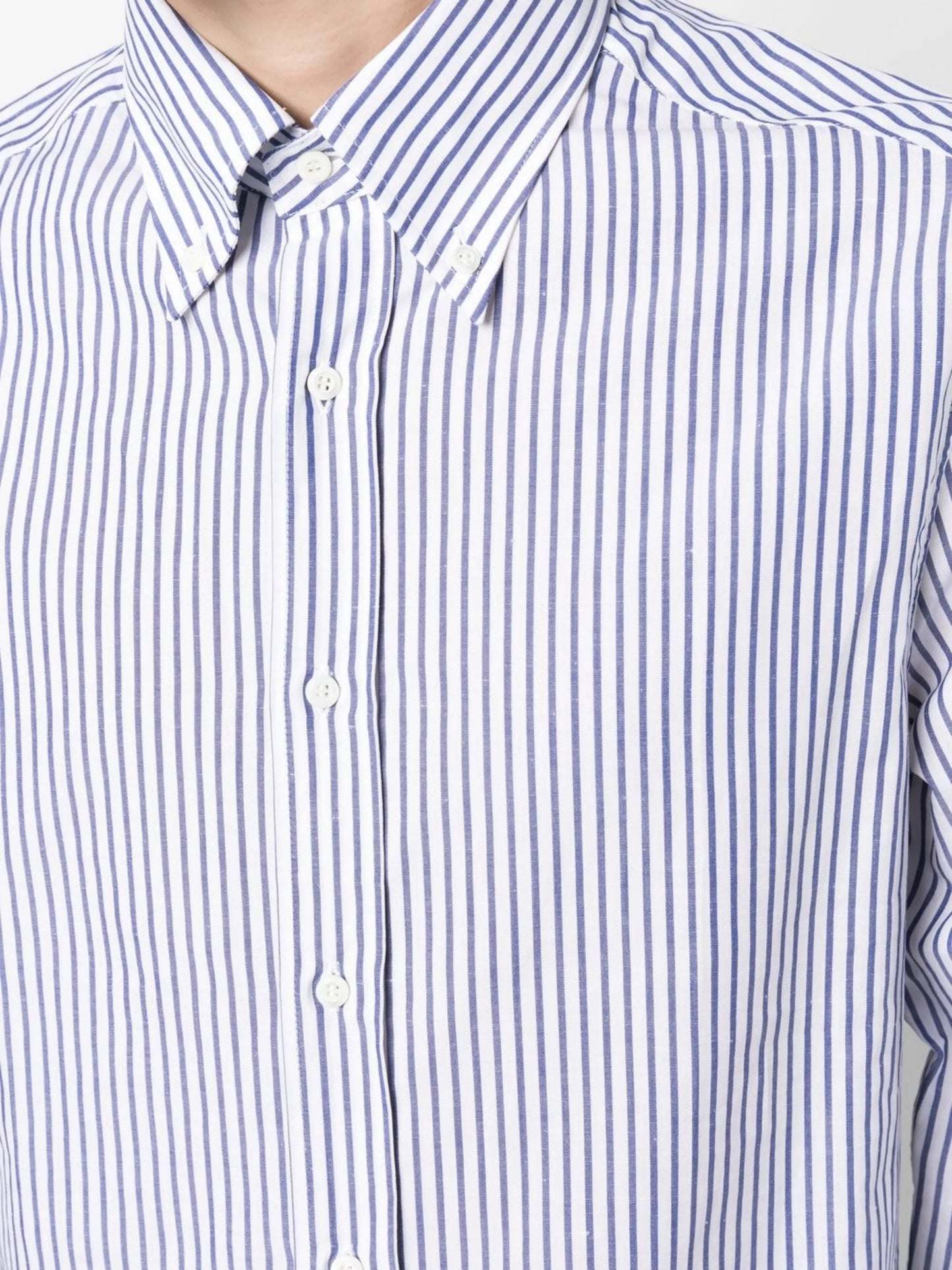 striped long-sleeve shirt