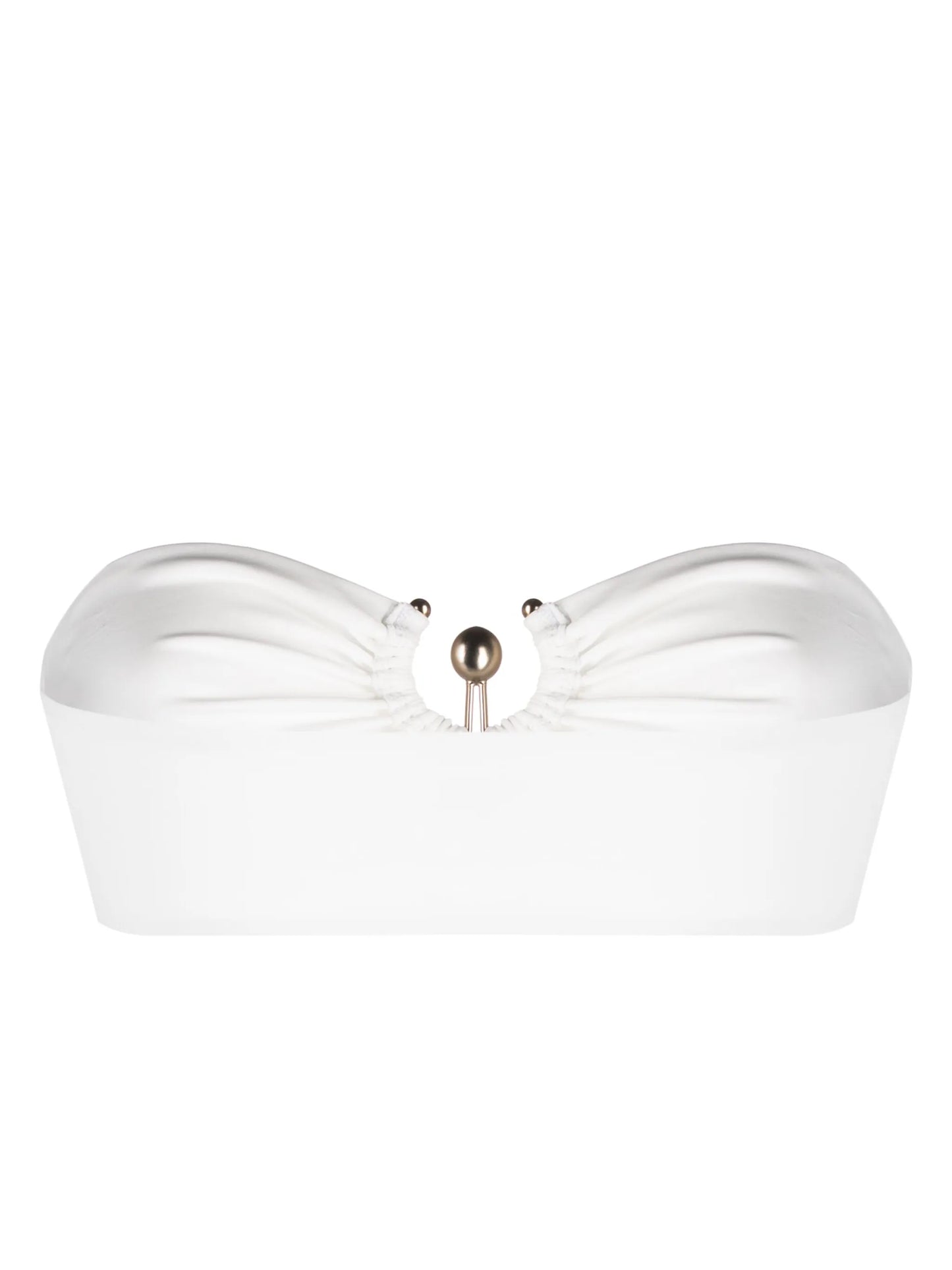 hardware-detailing bandeau bikini top