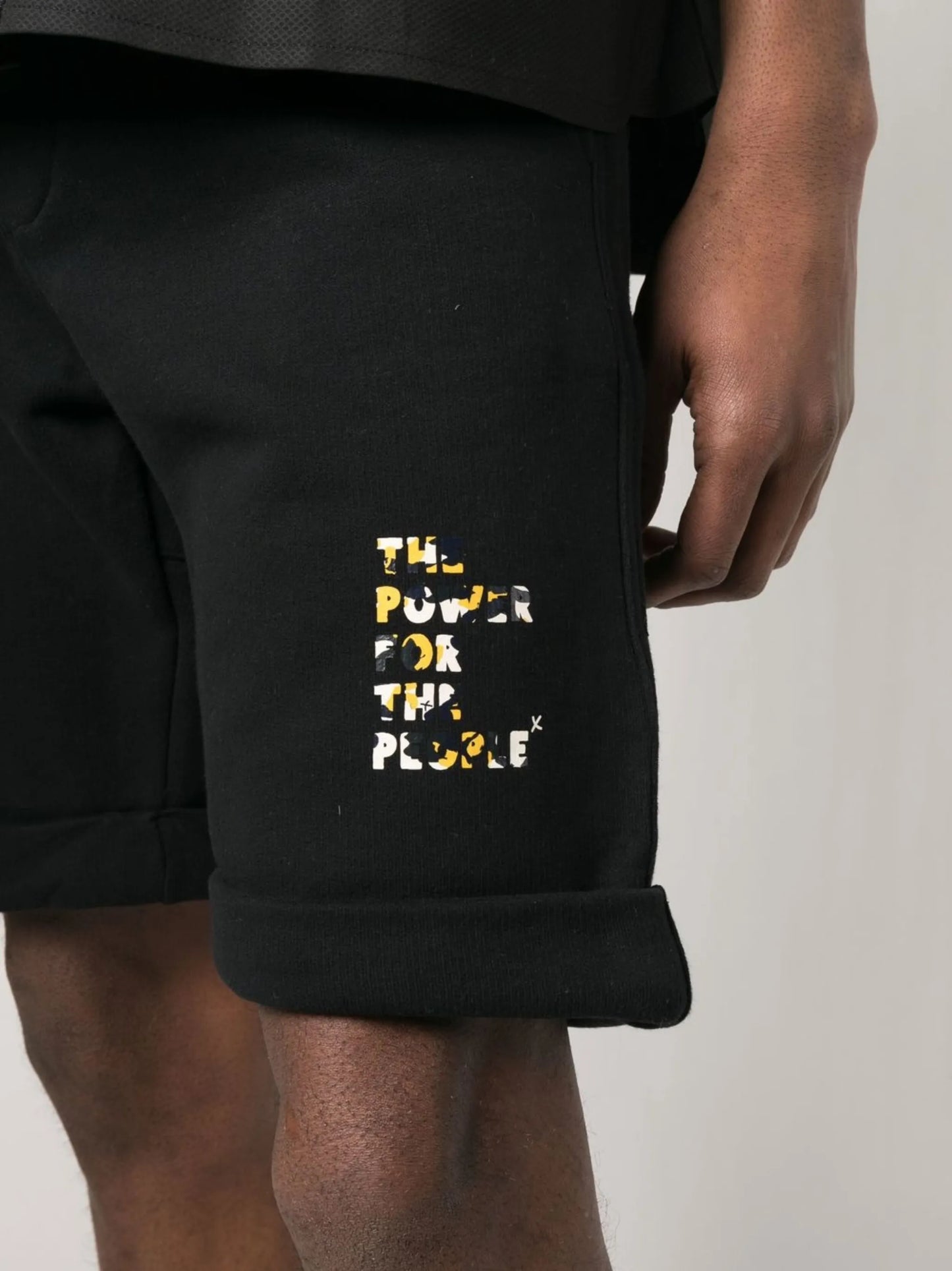 Tommie logo-print jersey-fleece shorts