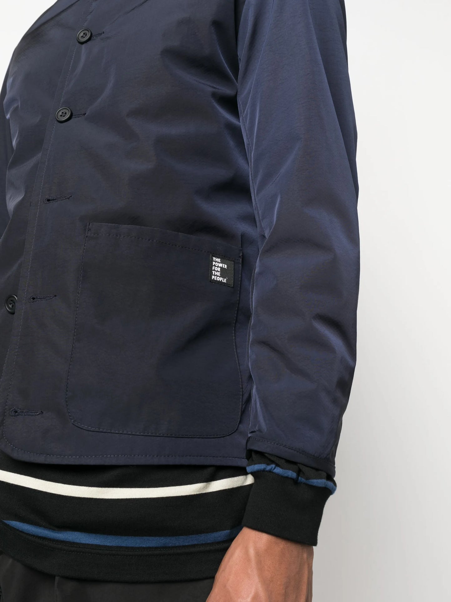 side-zips shirt jacket