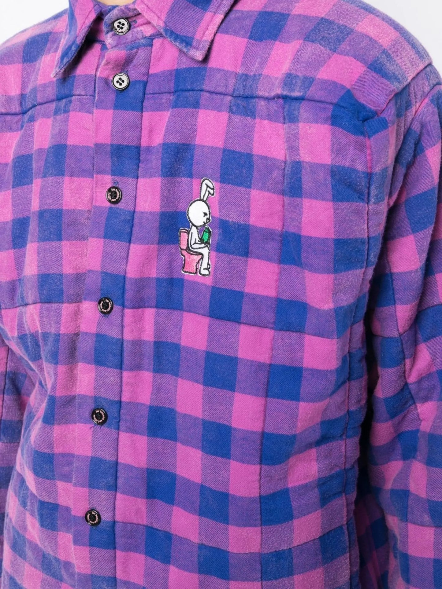 Check Padded Shirt Jakcet