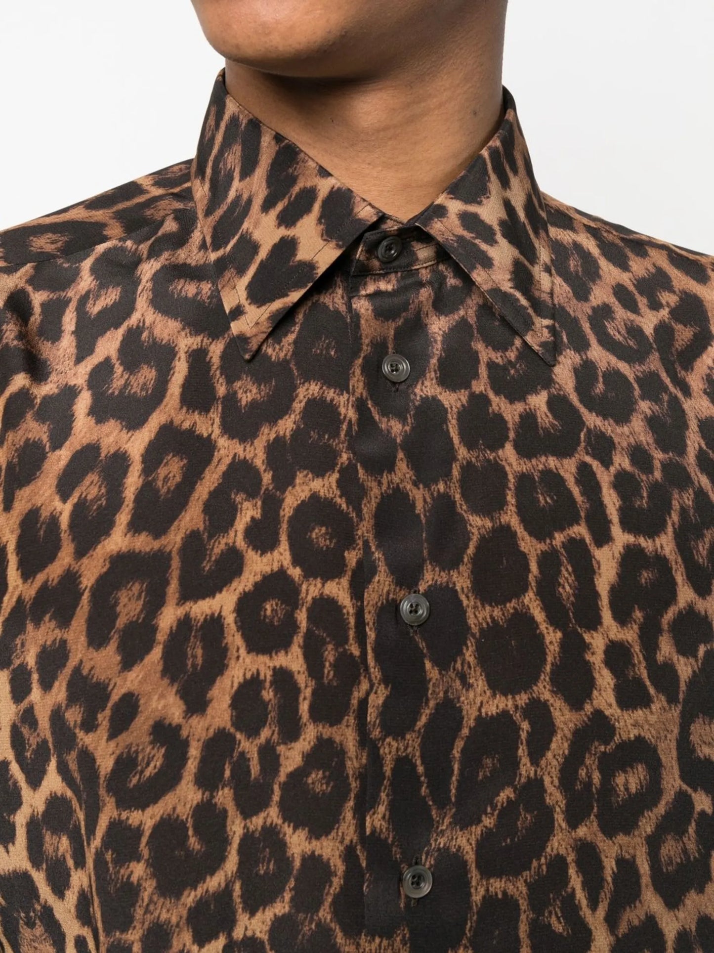 leopard-print shirt