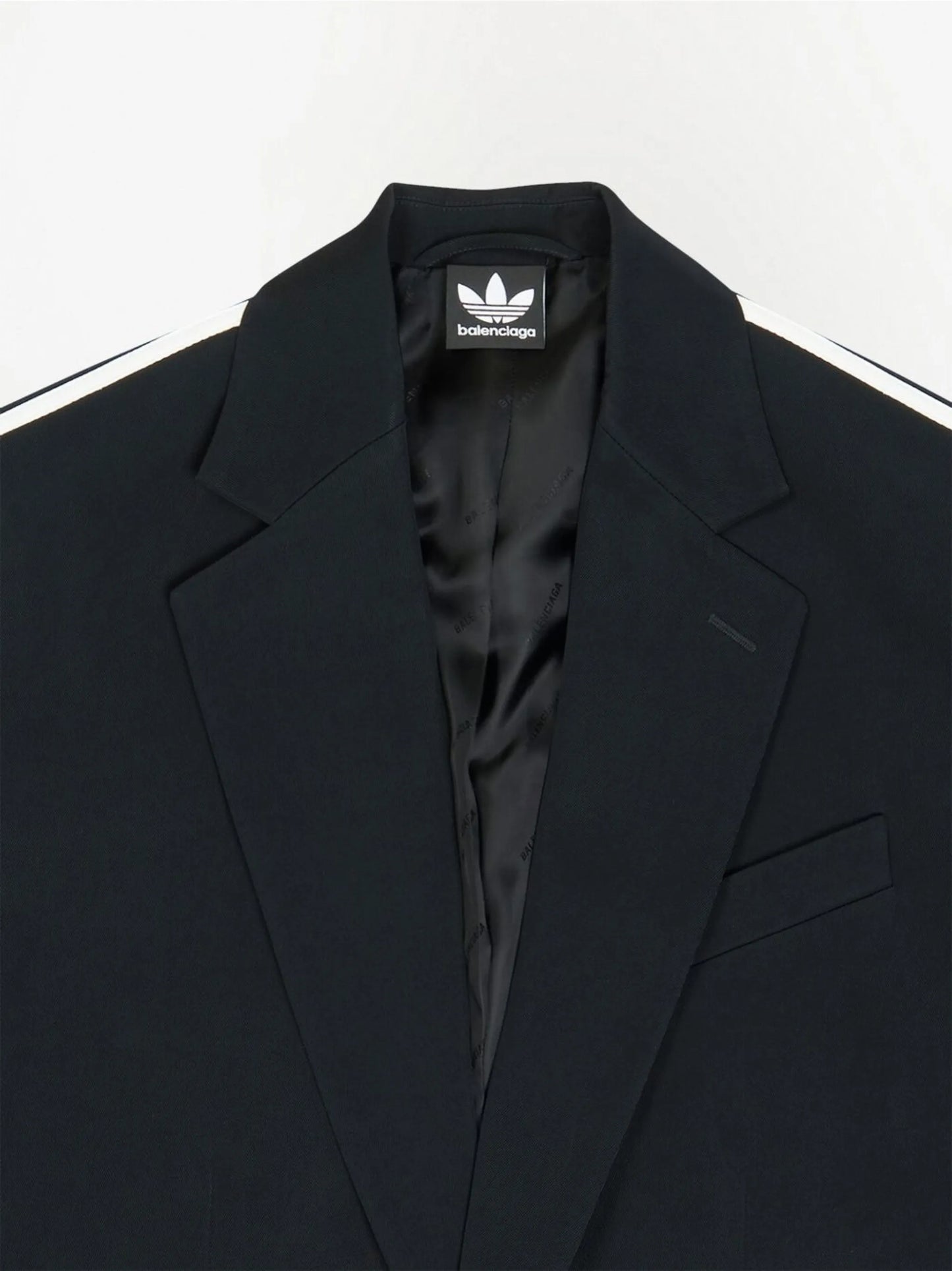 x Adidas striped blazer