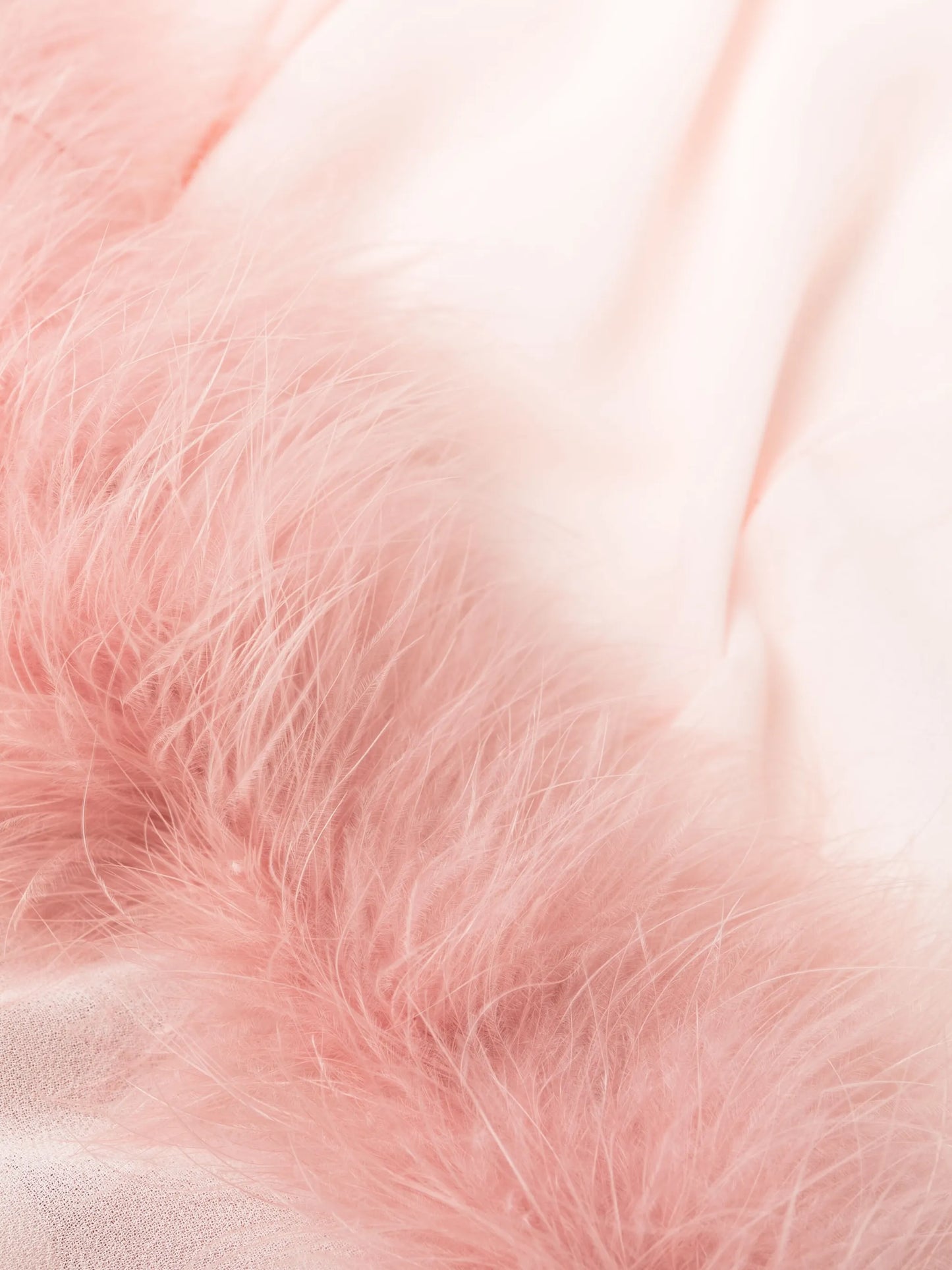 feather-trim pyjama trousers
