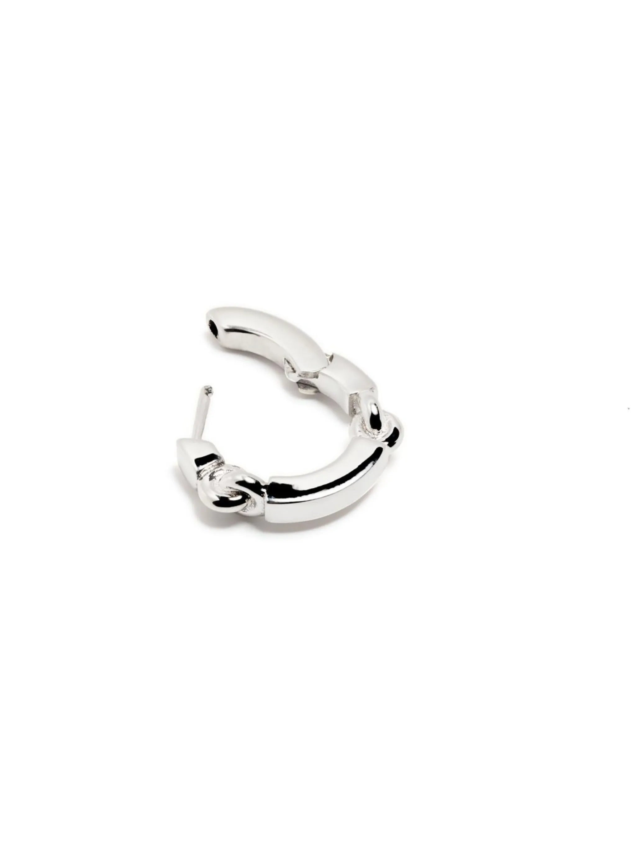 Aphelion silver hoop earring