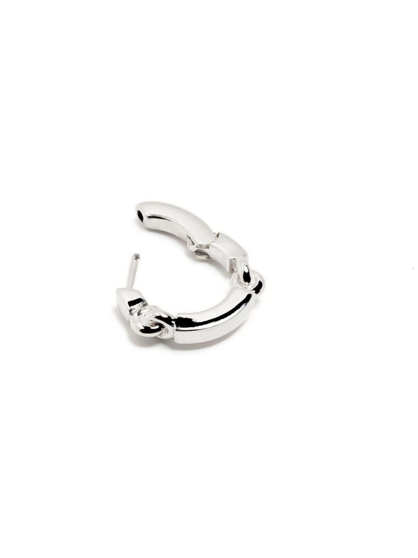 Aphelion silver hoop earring