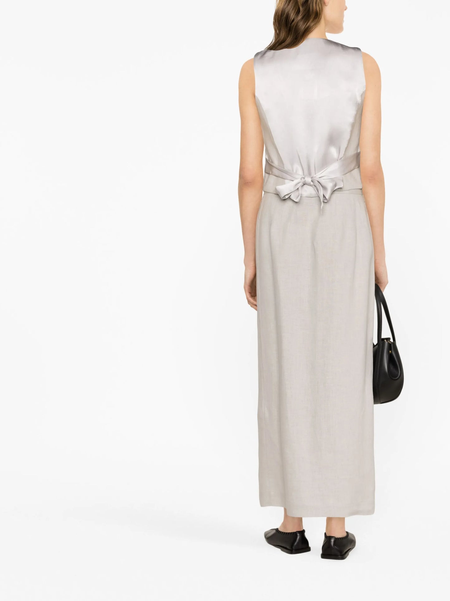Lili linen maxi skirt