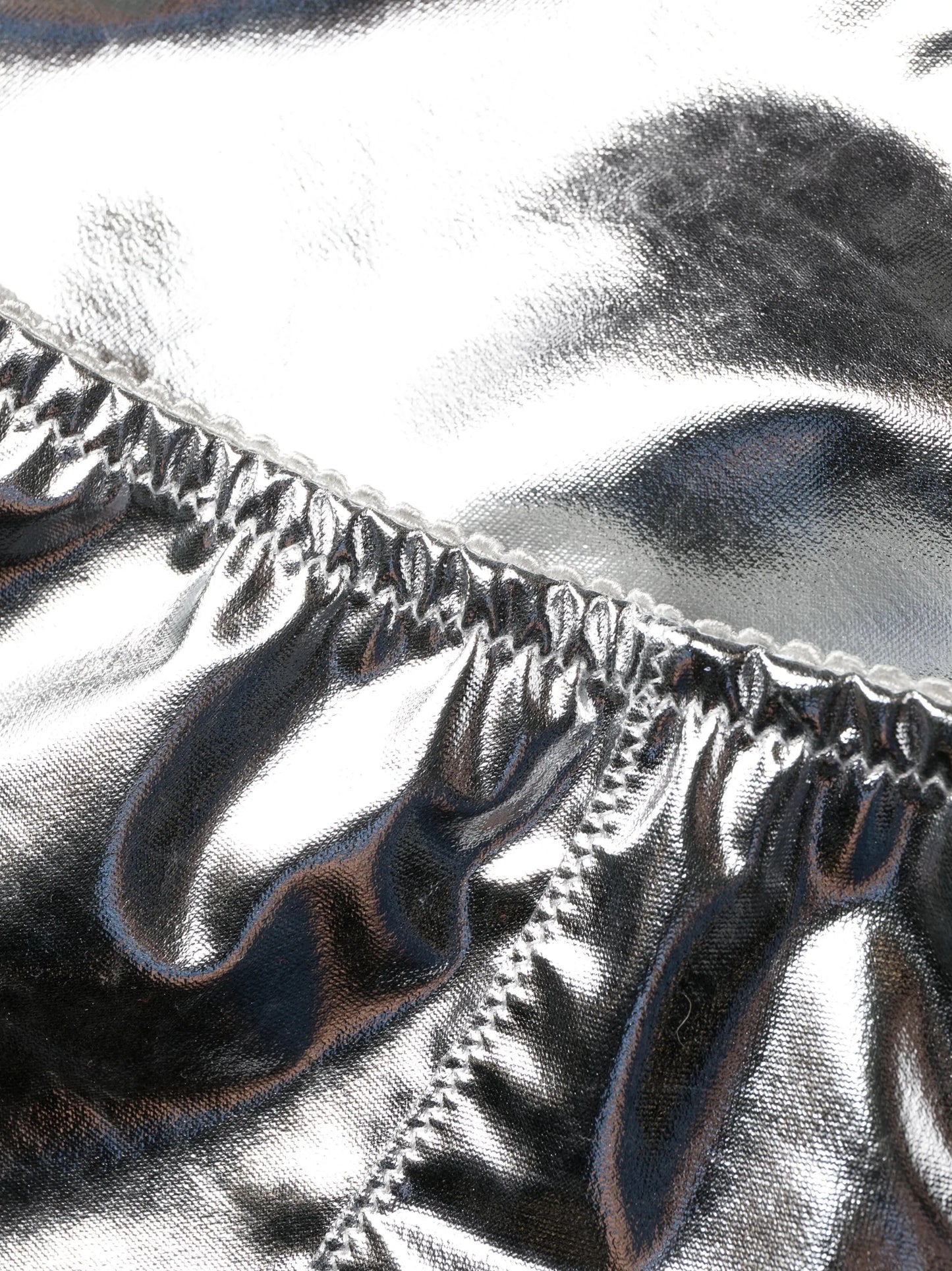 metallic-effect stretch briefs