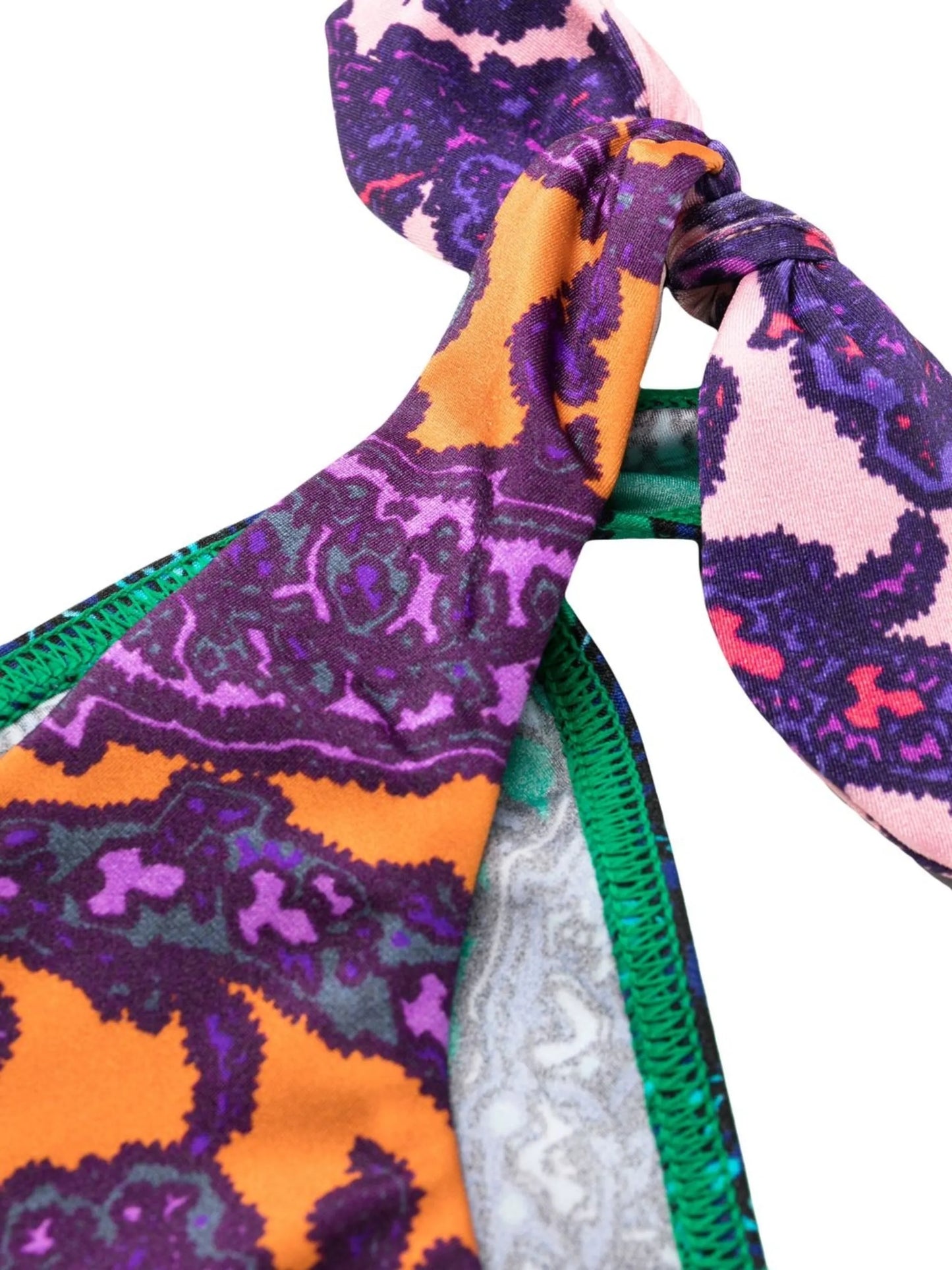 Tiggy Tie paisley-print bikini
