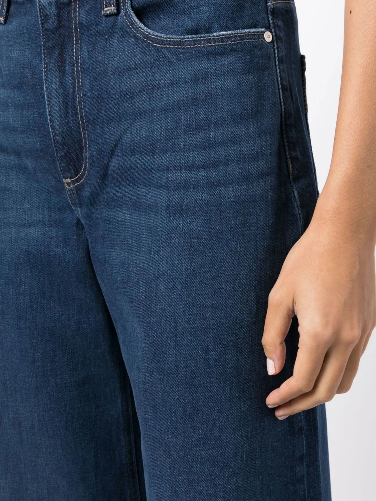 Harper high-waist wide jeans