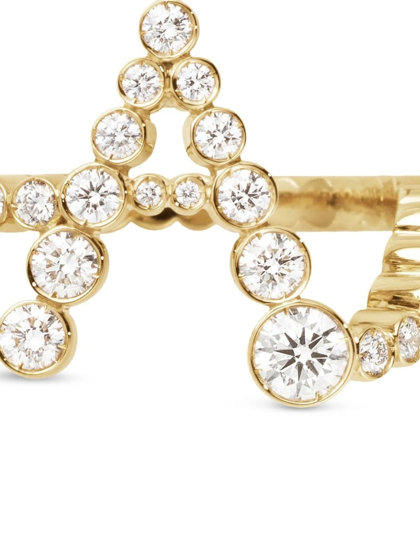 18kt yellow gold Ensemble Coeur A ring