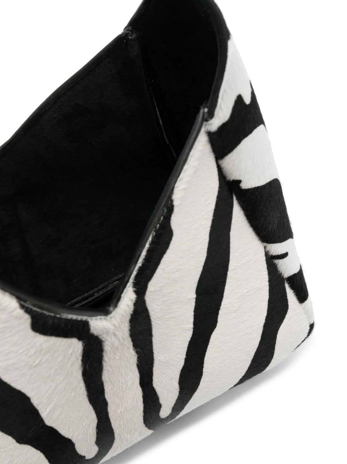 Black and White G-Hobo Zebra-Print Tote Bag
