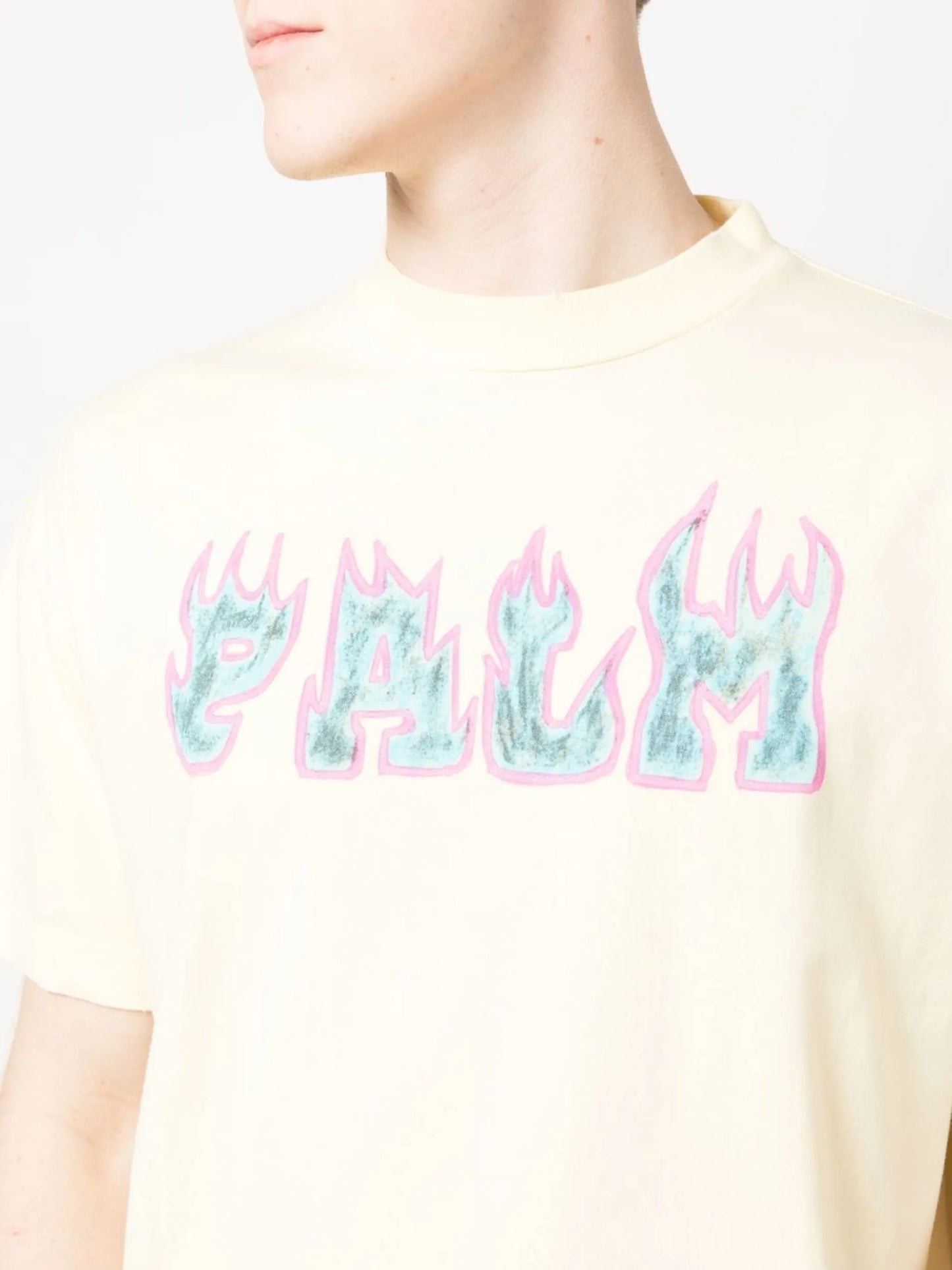 Flames logo-print T-shirt