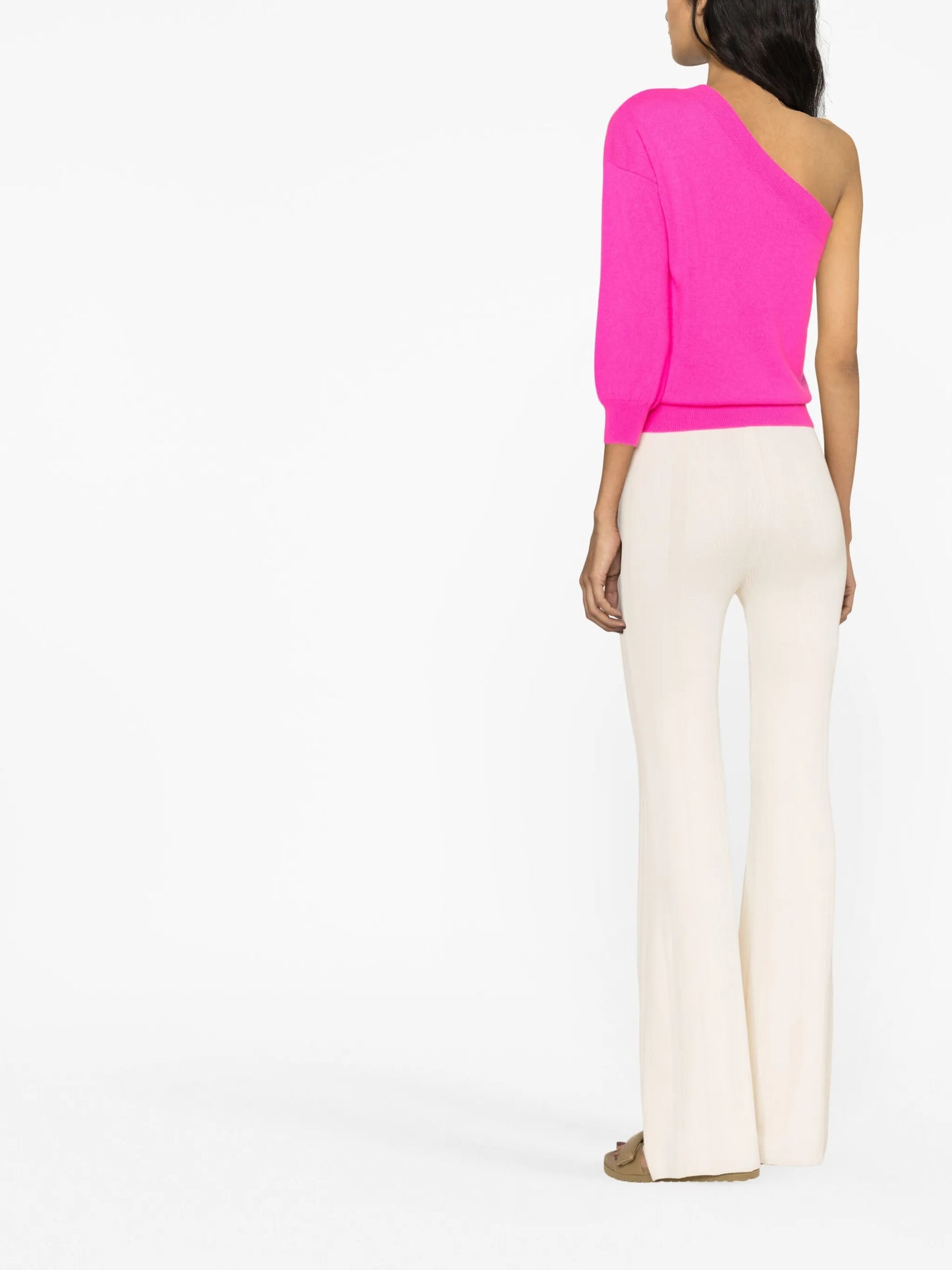 Agnes one-shoulder cashmere jumper