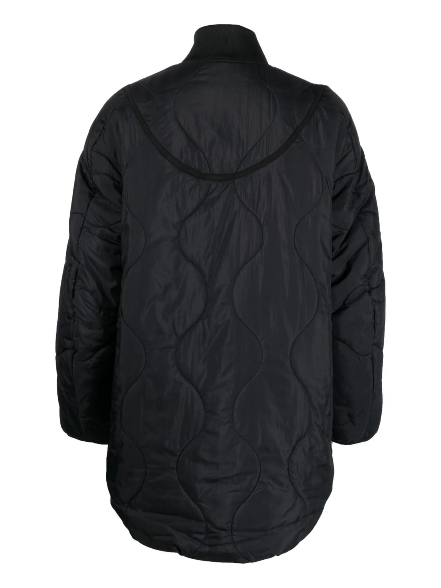 quilted long-sleeve jacket