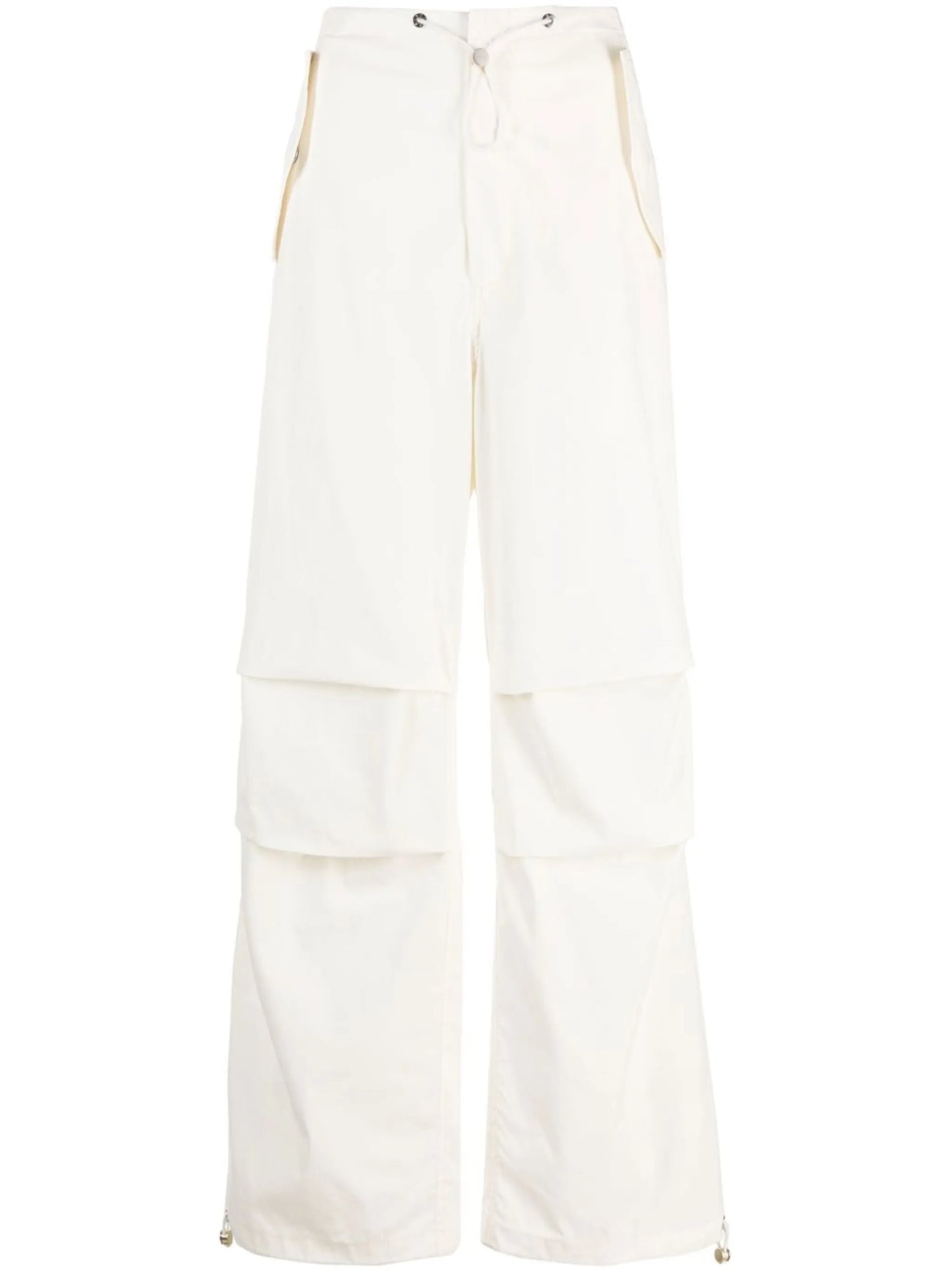 drawstring parachute trousers