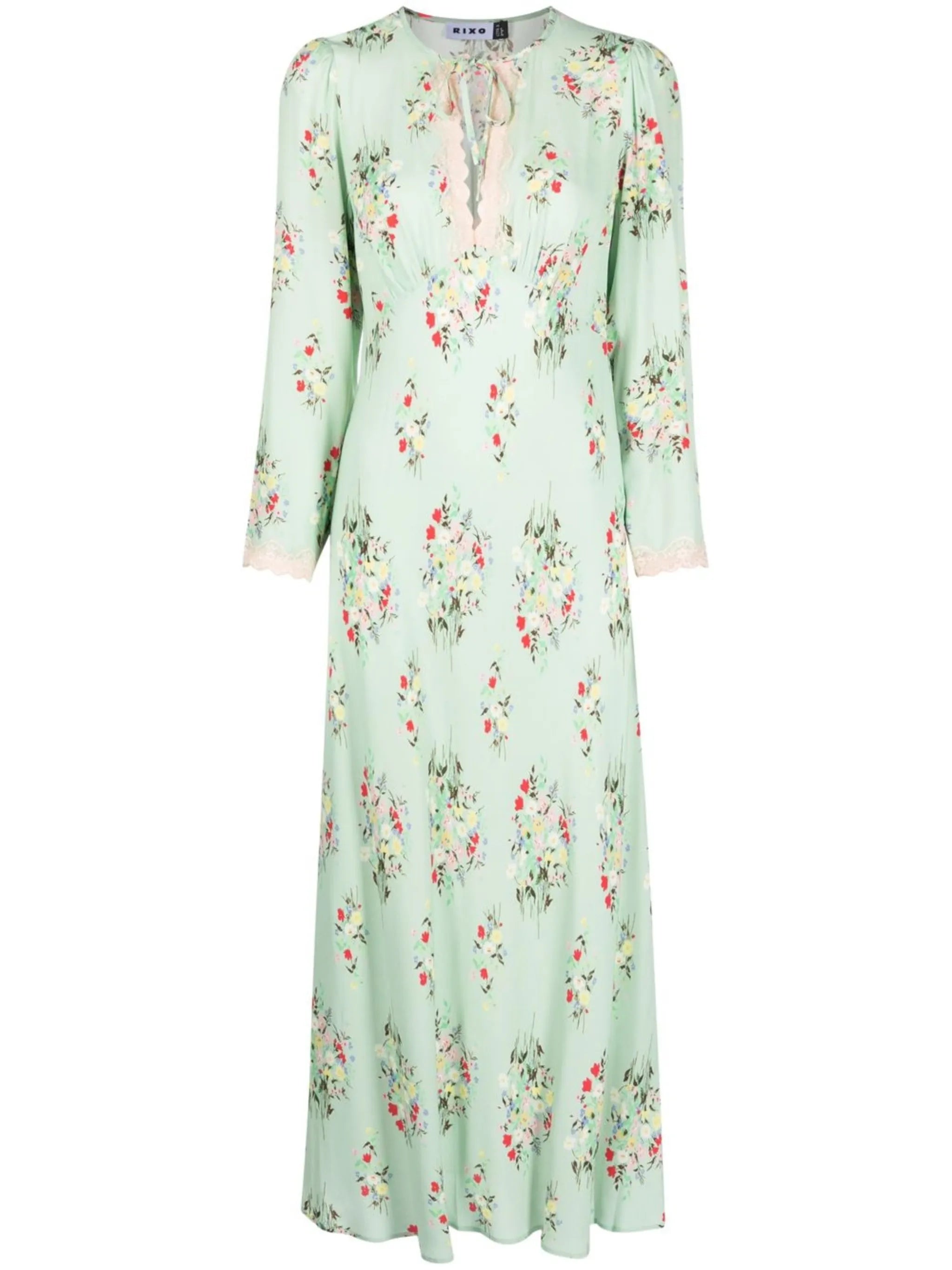 'Angelica' floral-print midi dress