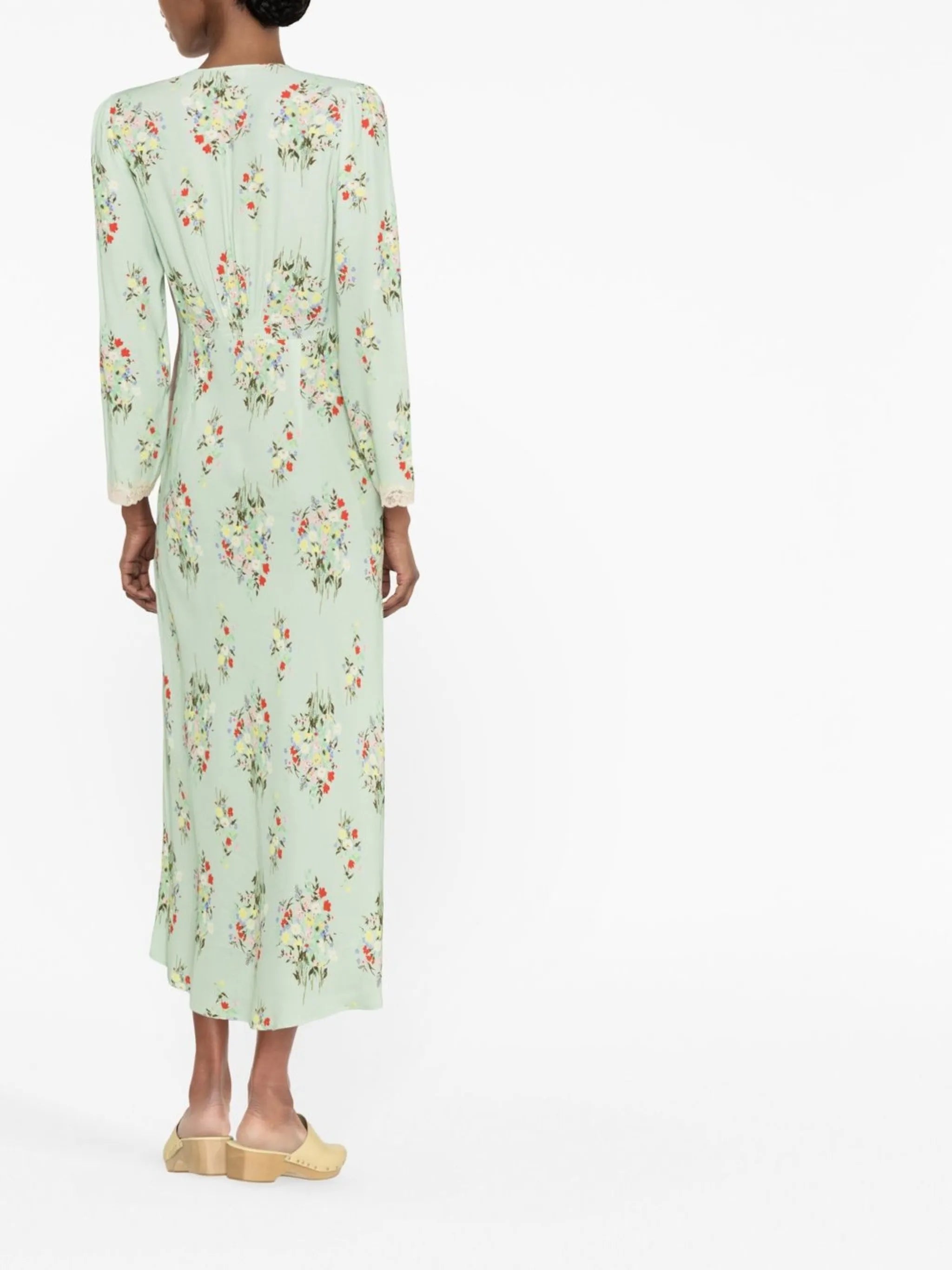 'Angelica' floral-print midi dress