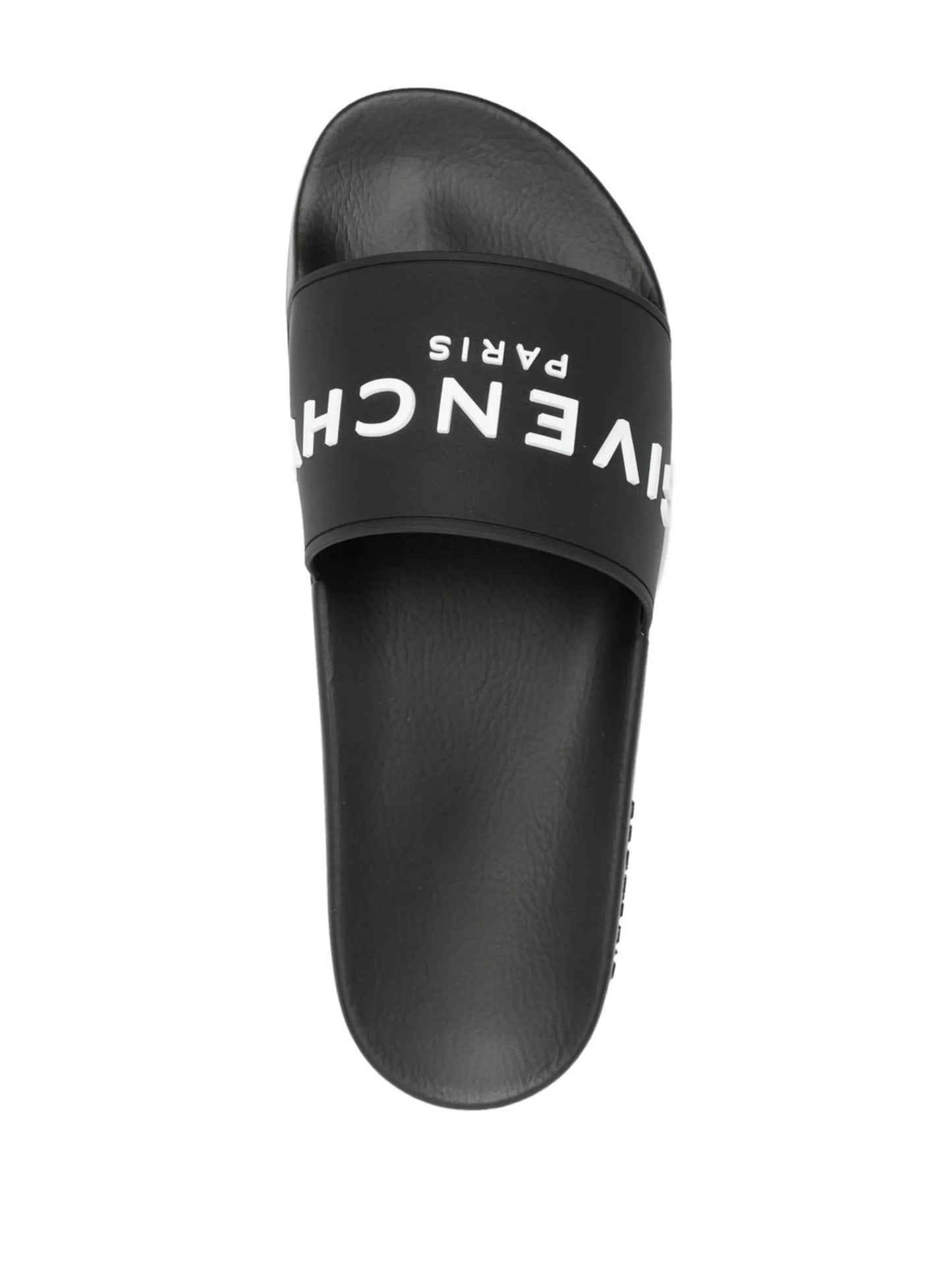 Black Logo-Print Pool Slides
