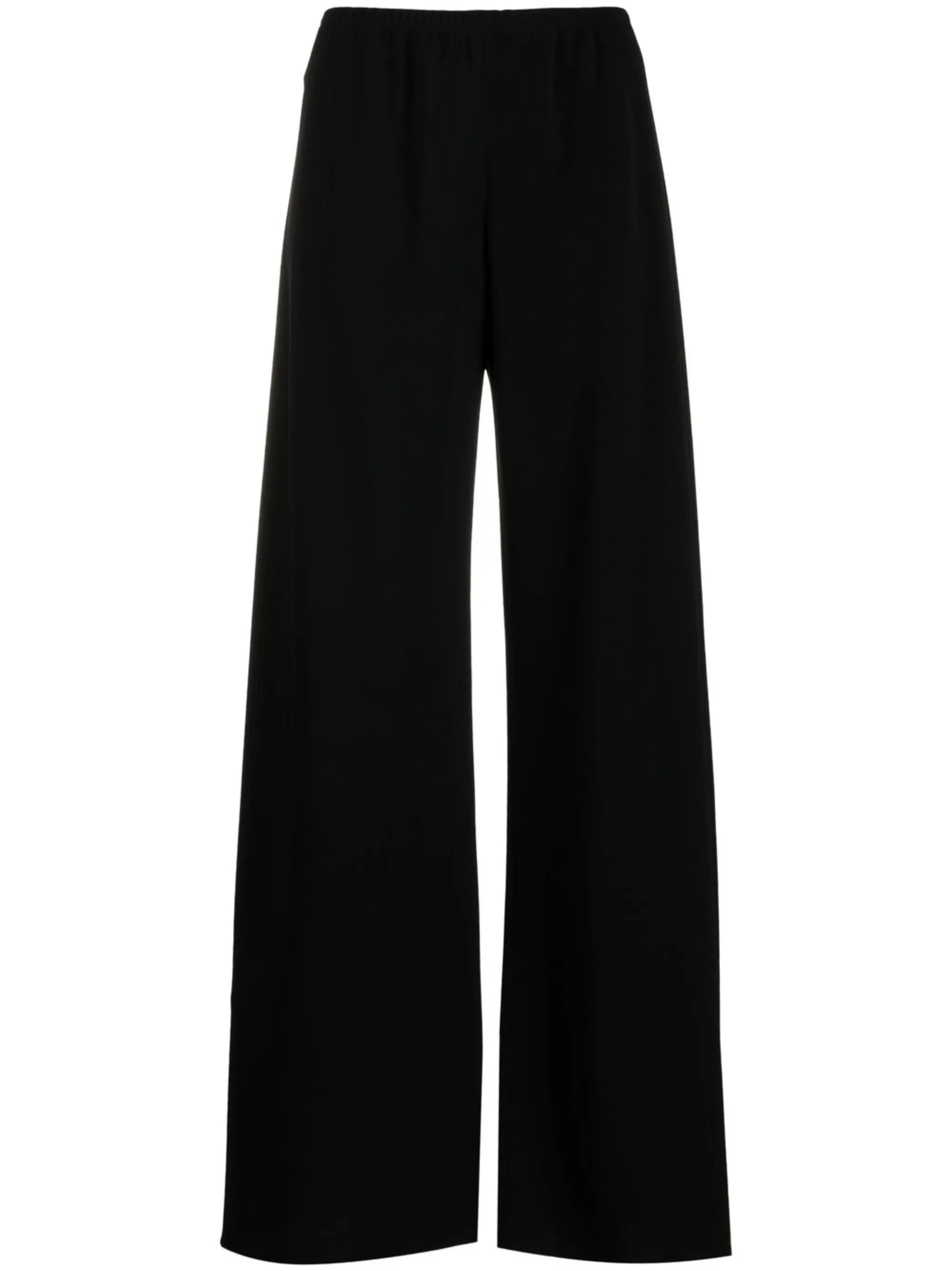 high-waisted wide-leg trousers