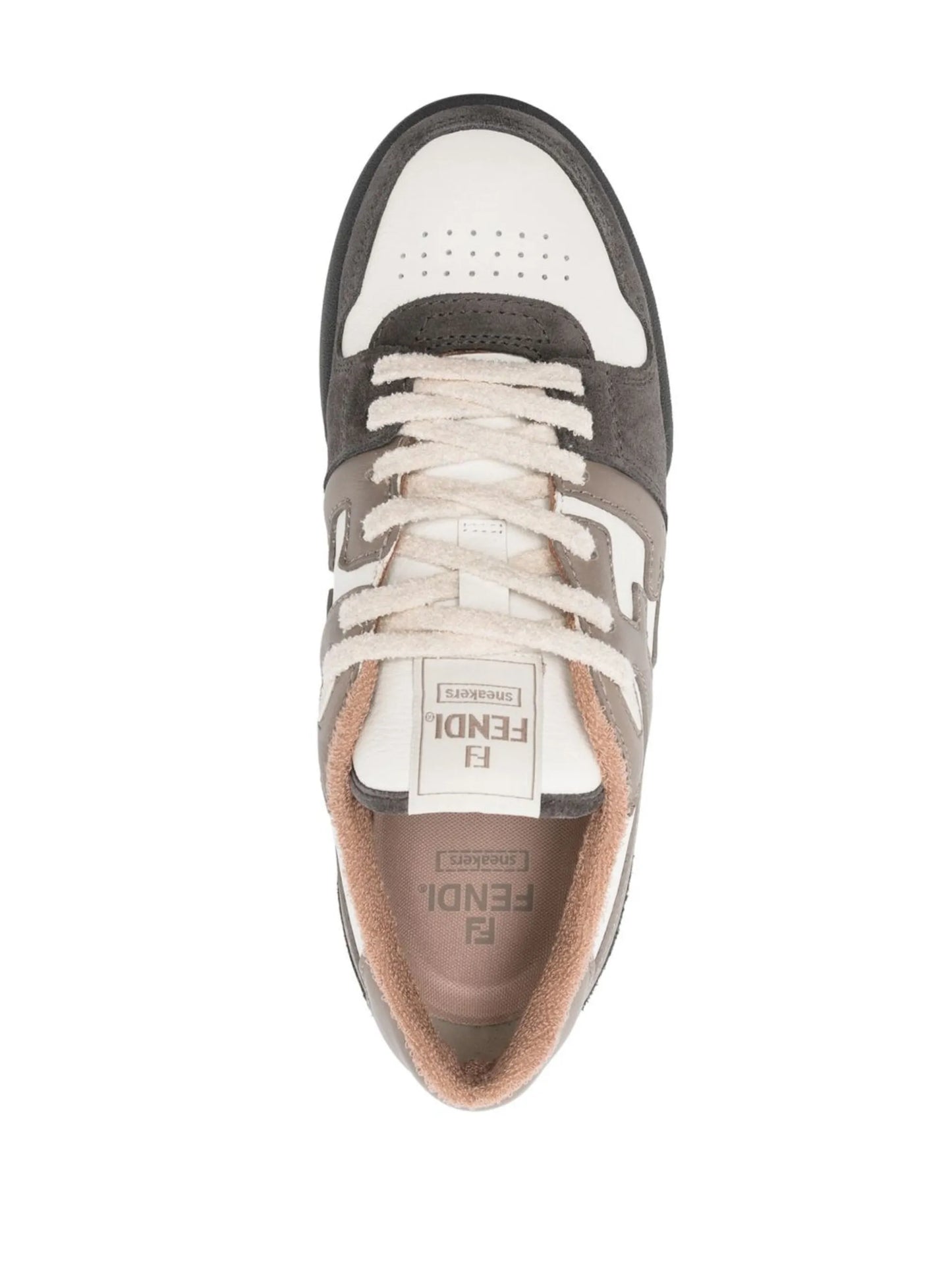 Match panelled sneakers
