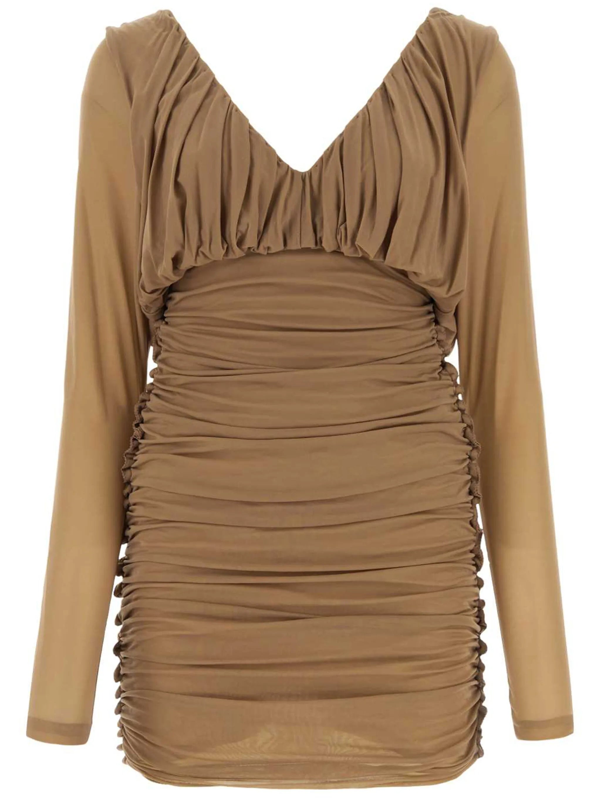 V-neck minidress