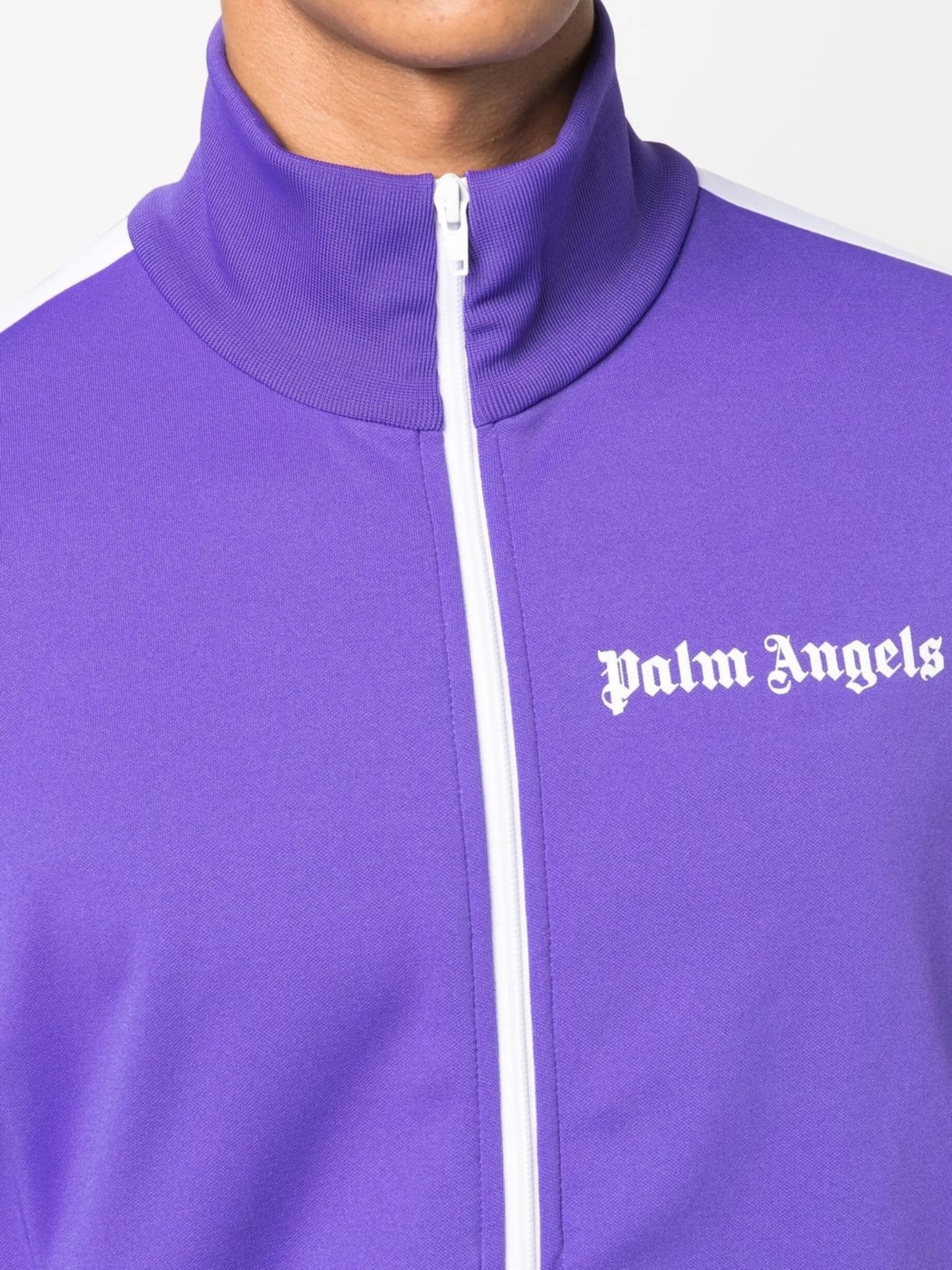 logo-print track jacket