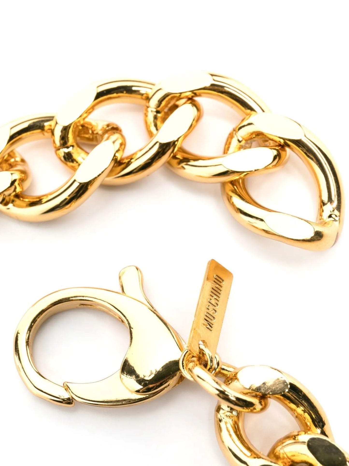 logo-lettering chain belt